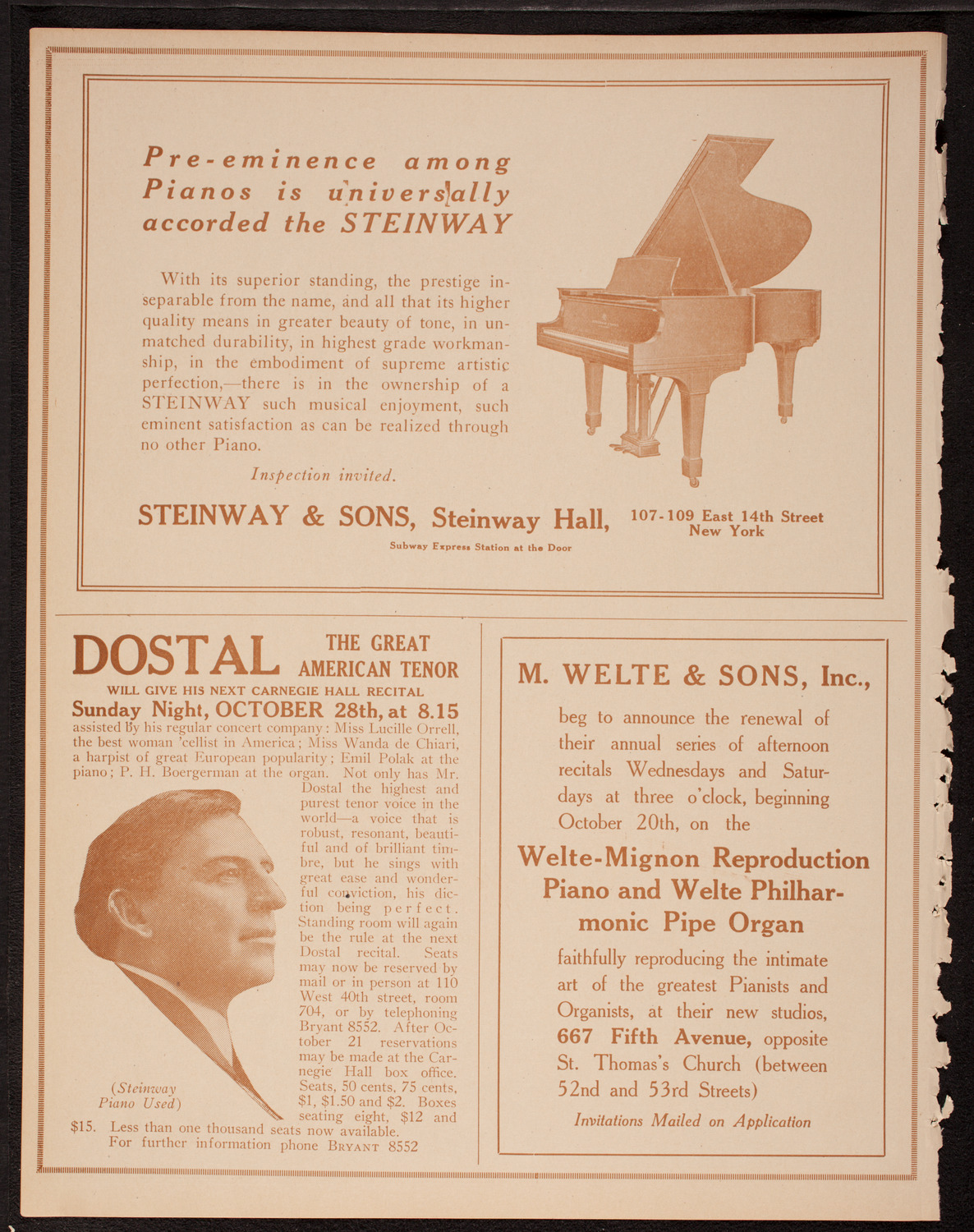 Meeting: The Humanitarian Cult, October 16, 1917, program page 4