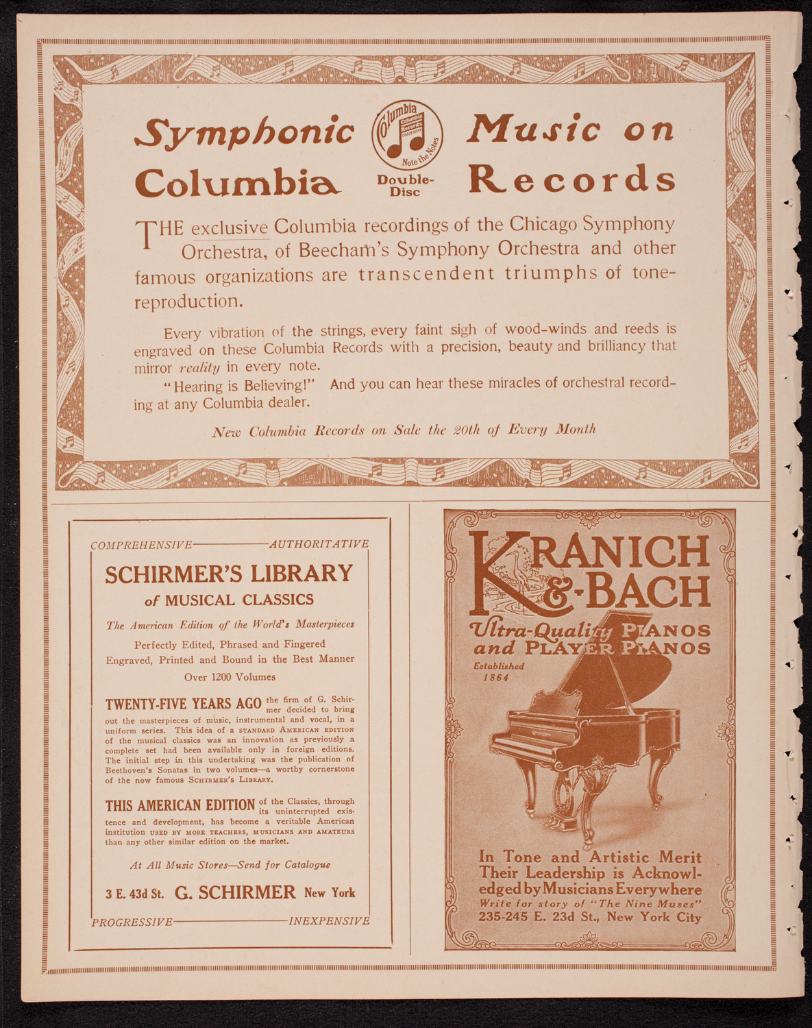 Ethel Leginska, Piano, November 2, 1916, program page 6