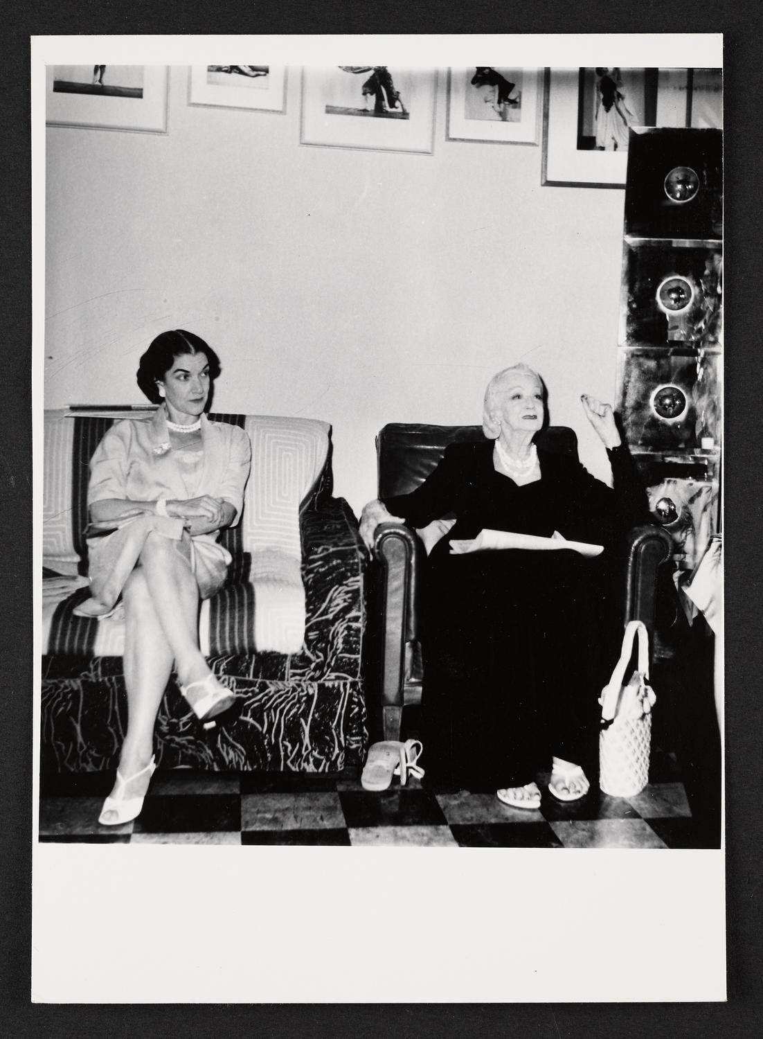 Lisan Kay and Ruth St. Denis in Ballet Arts, Carnegie Hall Studio #60, July 1959