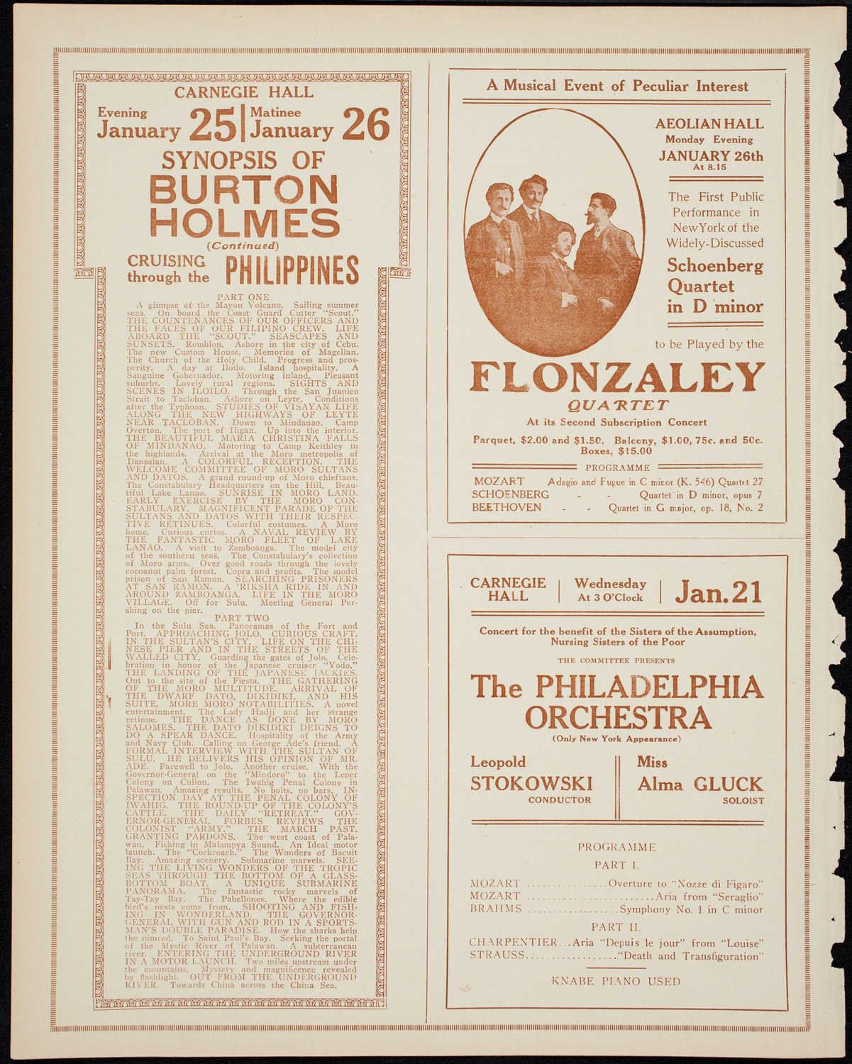 Burton Holmes Travelogue: Hiking Through Luzon, January 19, 1914, program page 10