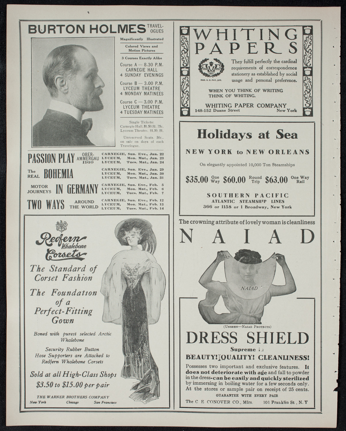 New York Philharmonic, January 20, 1911, program page 2