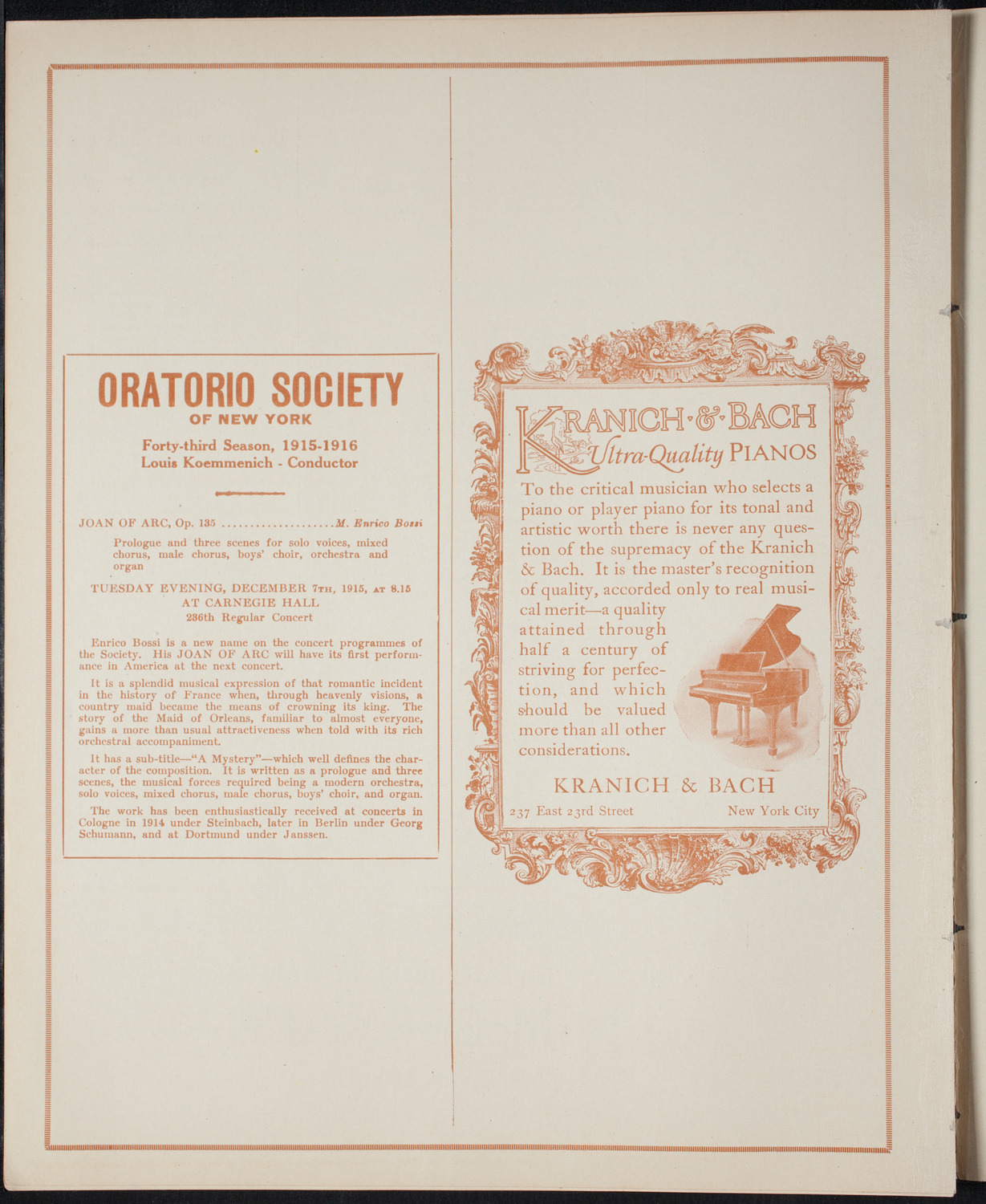 Graduation:  Packard Commercial School, May 25, 1915, program page 10