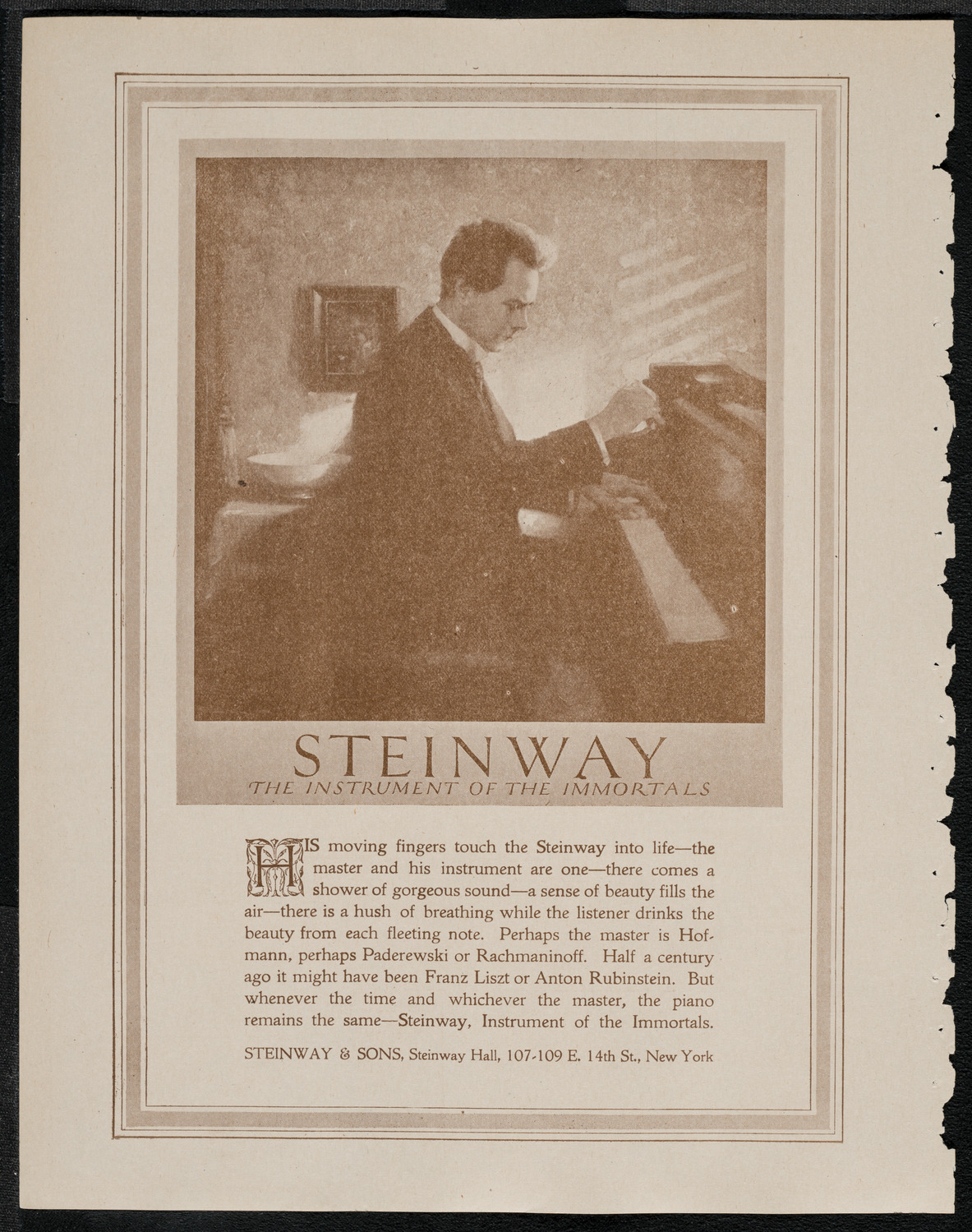 Jean Barondess, Soprano, March 19, 1921, program page 4