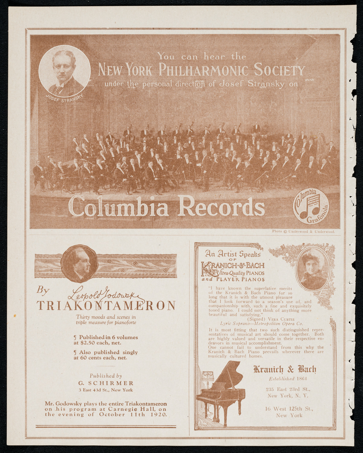 New York Symphony Orchestra, December 2, 1920, program page 6