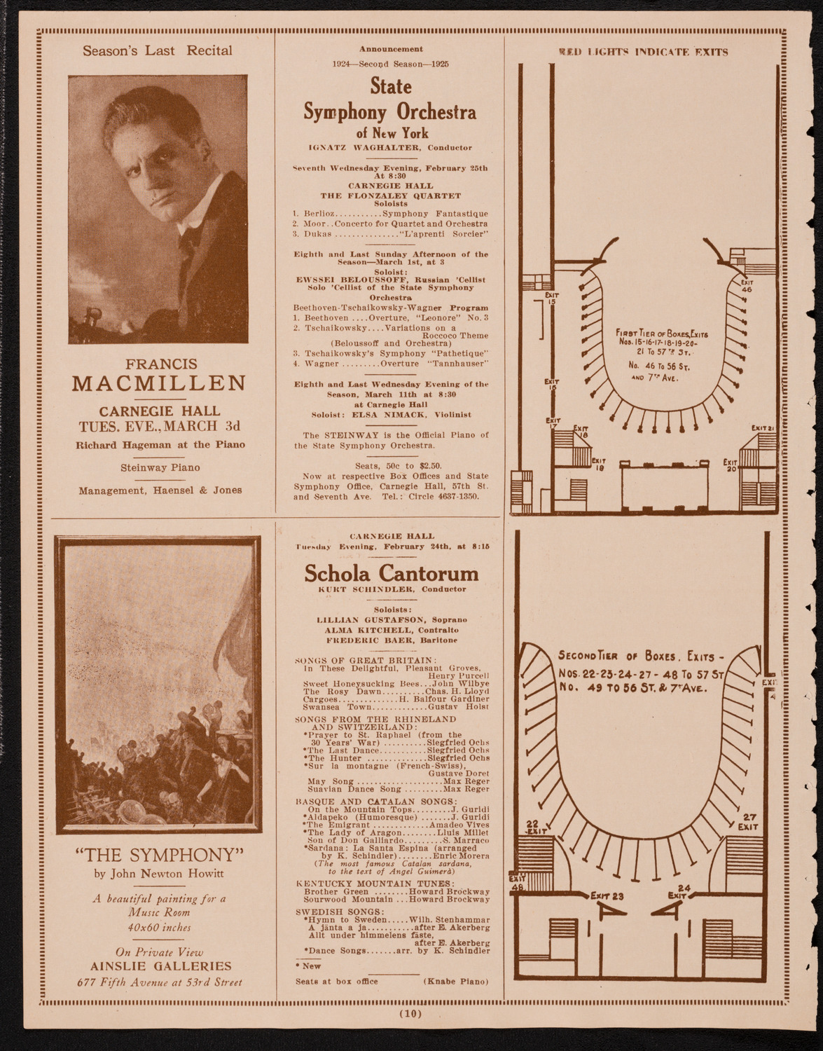 National Flag Rally, February 23, 1925, program page 10