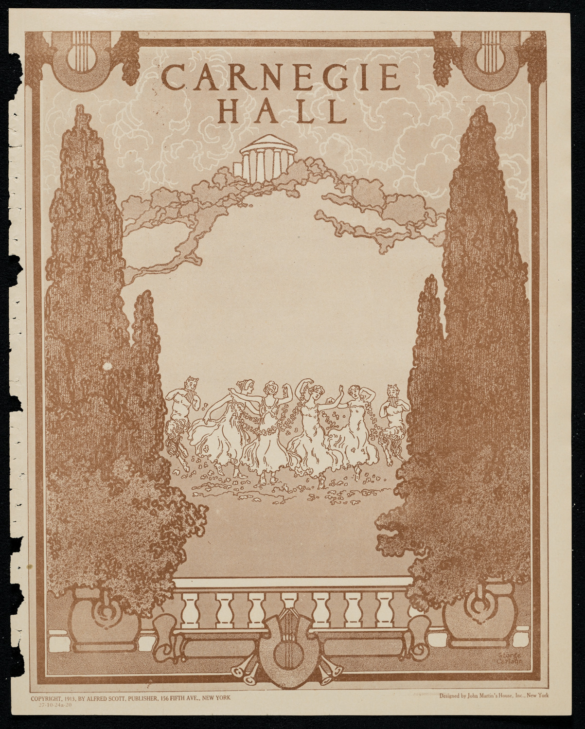 Fritz Kreisler, Violin, October 24, 1920, program page 1