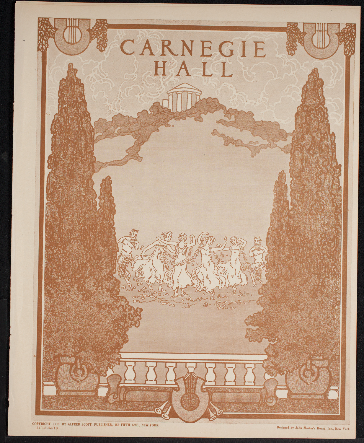 Intercollegiate Glee Club Contest, March 4, 1916, program page 1