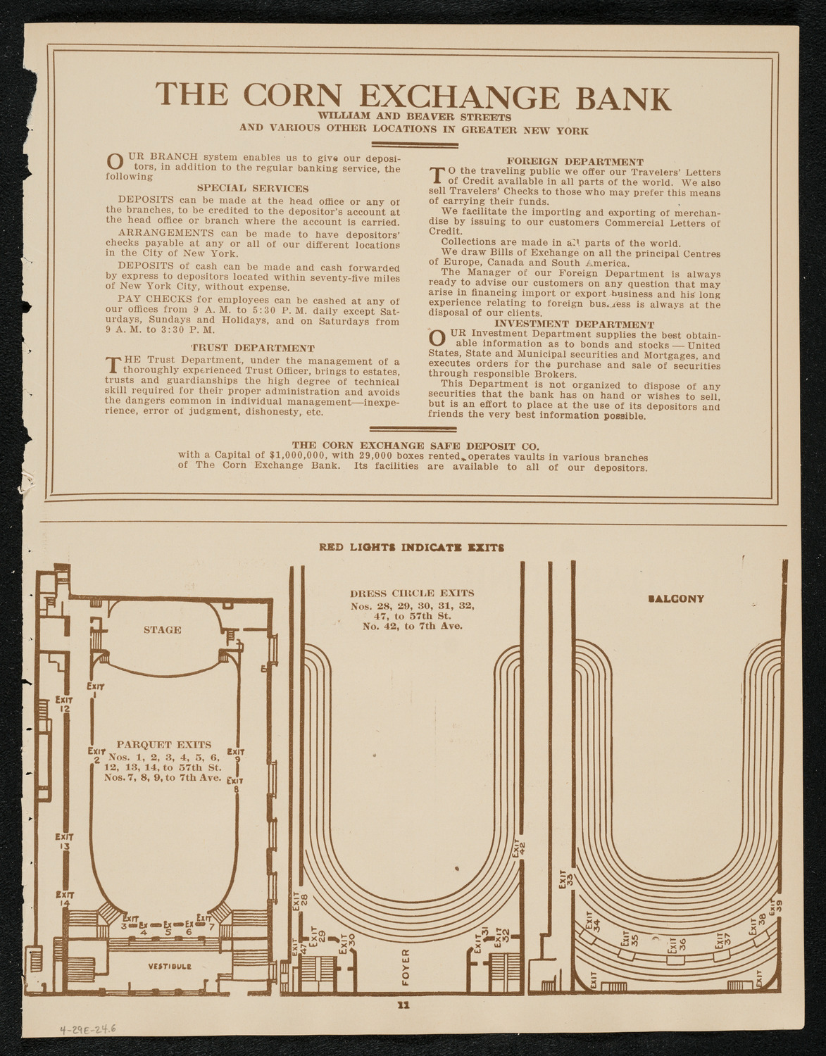 James Stanley, Bass, with Guest Artists, April 29, 1924, program page 11