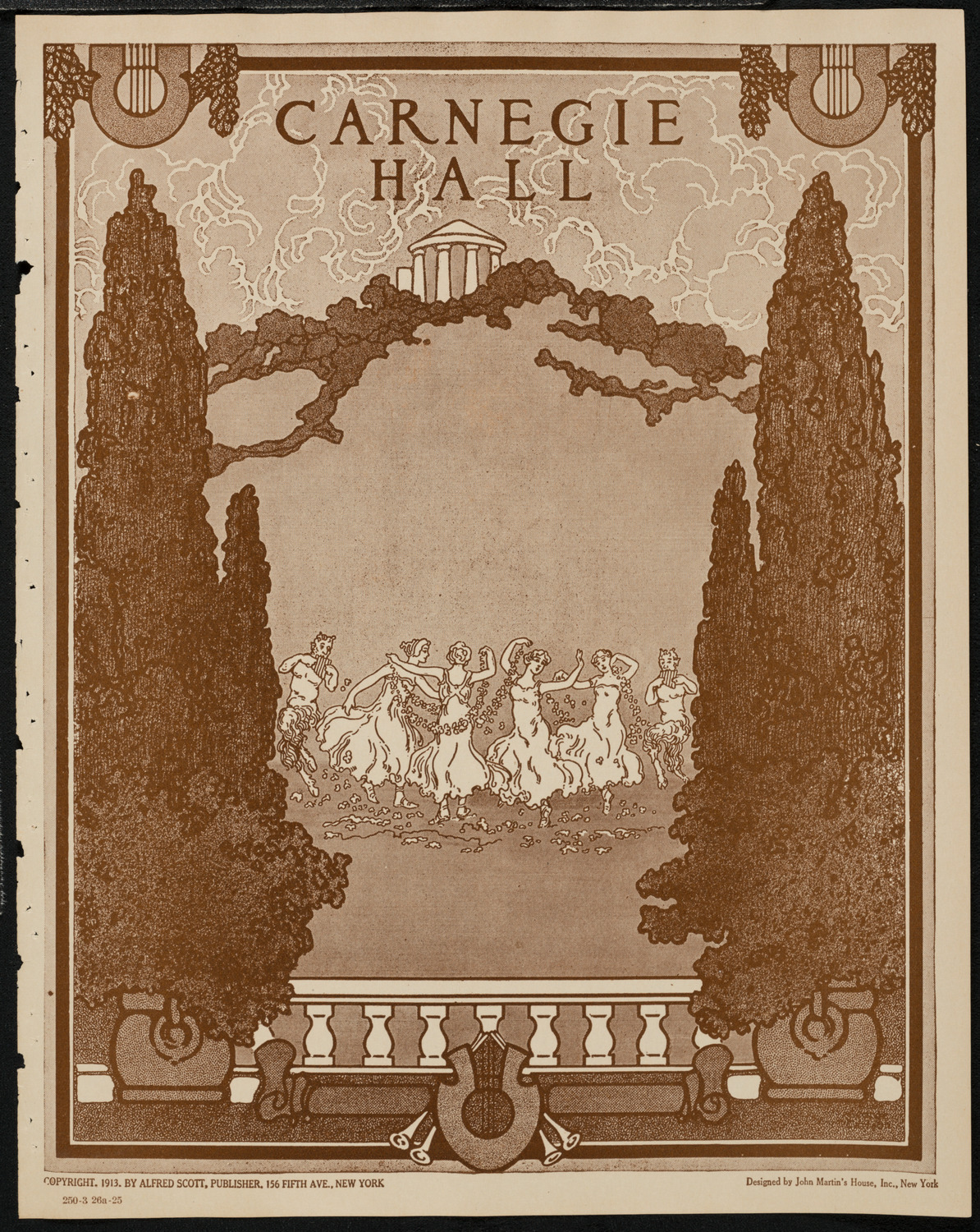 New York Symphony Orchestra, March 26, 1925, program page 1