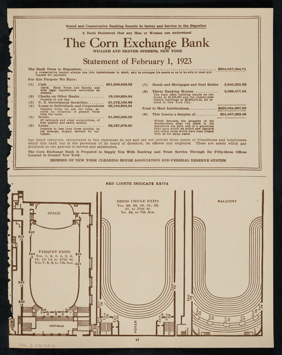 Philadelphia Orchestra, February 27, 1923, program page 11
