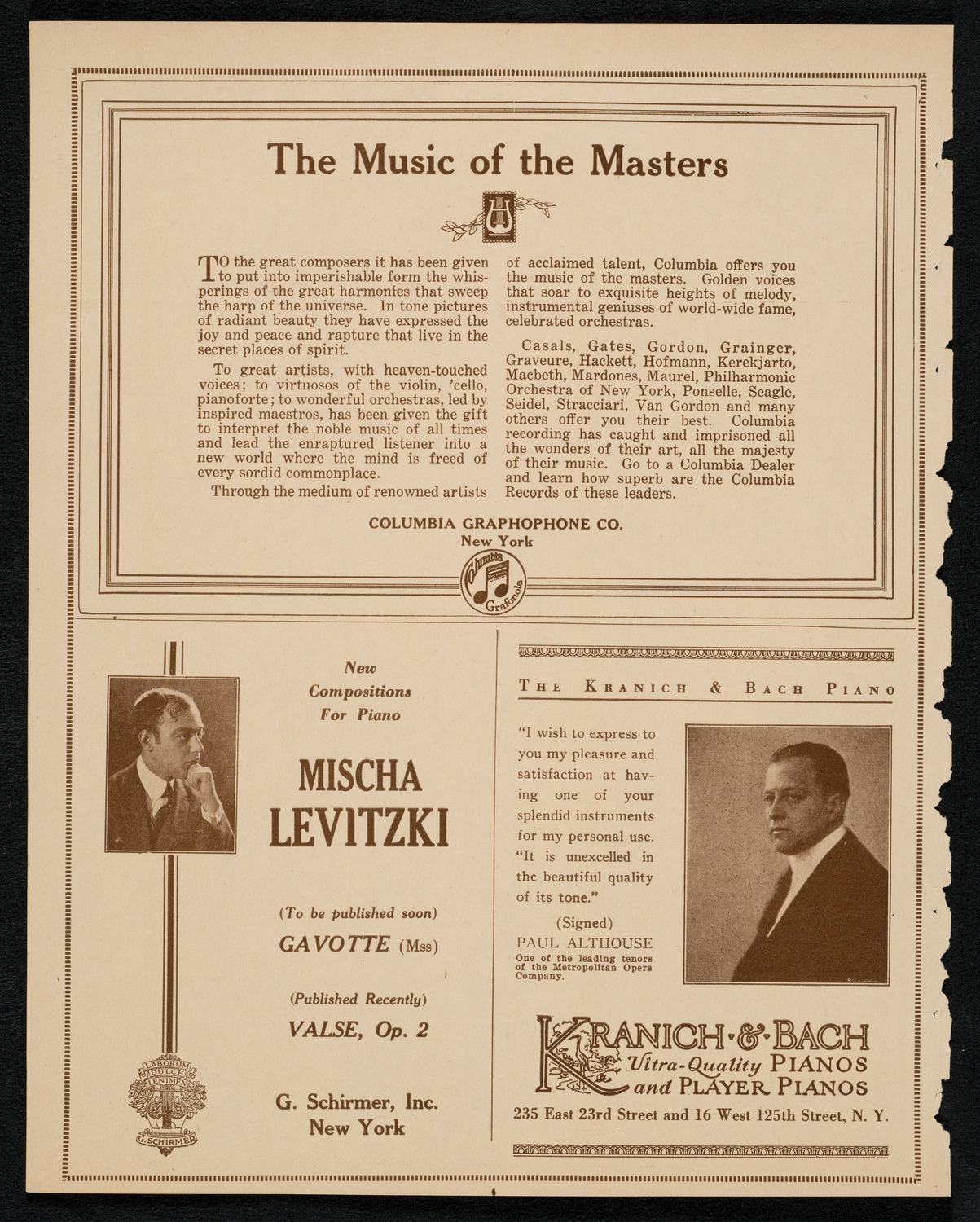 Workmen's Circle Sanatorium Concert, February 3, 1923, program page 6