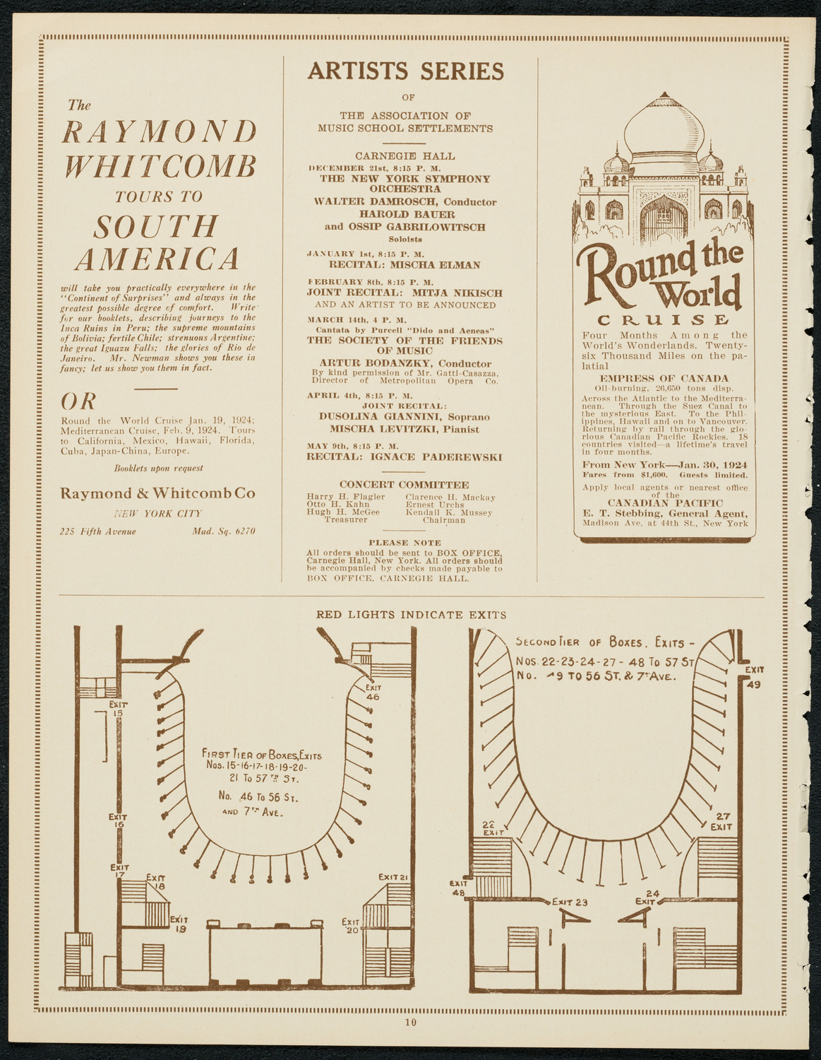 Newman Traveltalks: The Iguazu Falls, December 16, 1923, program page 10