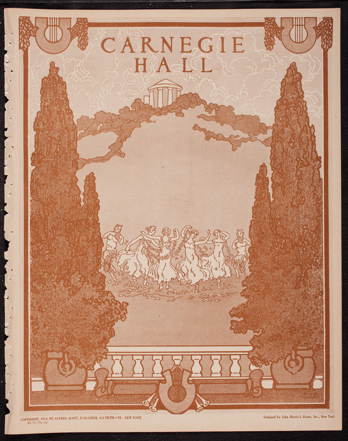 Musical Art Society of New York, December 19, 1916, program page 1