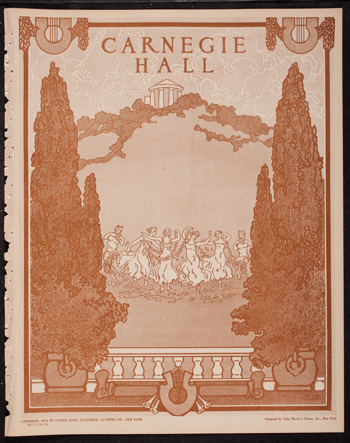 Musical Art Society of New York, December 19, 1916, program page 1