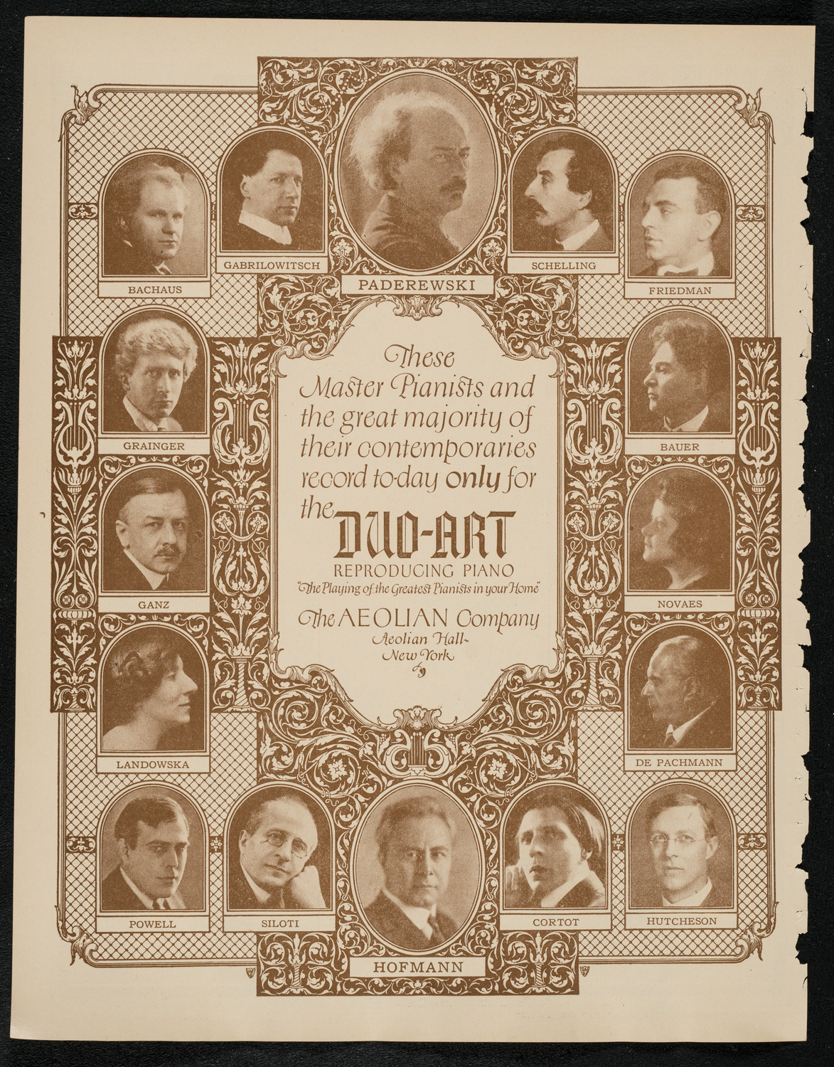 New York Philharmonic, April 17, 1924, program page 2