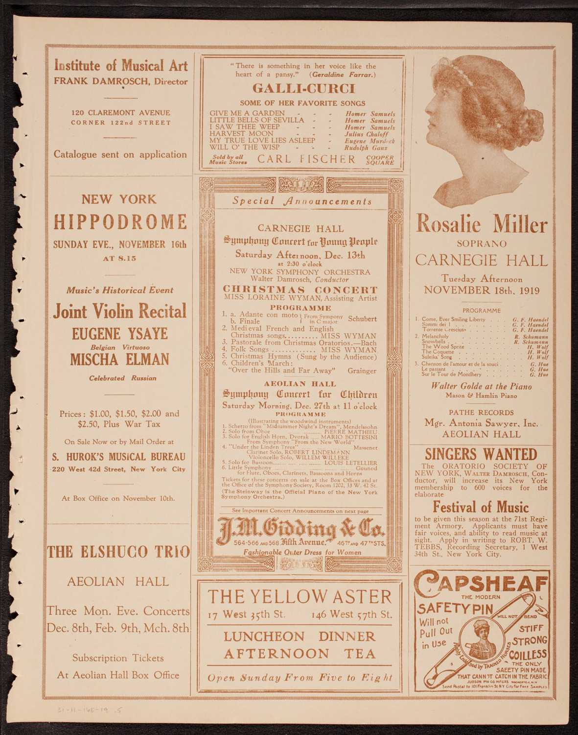 Newman Traveltalks: Alsace-Lorraine, November 16, 1919, program page 9