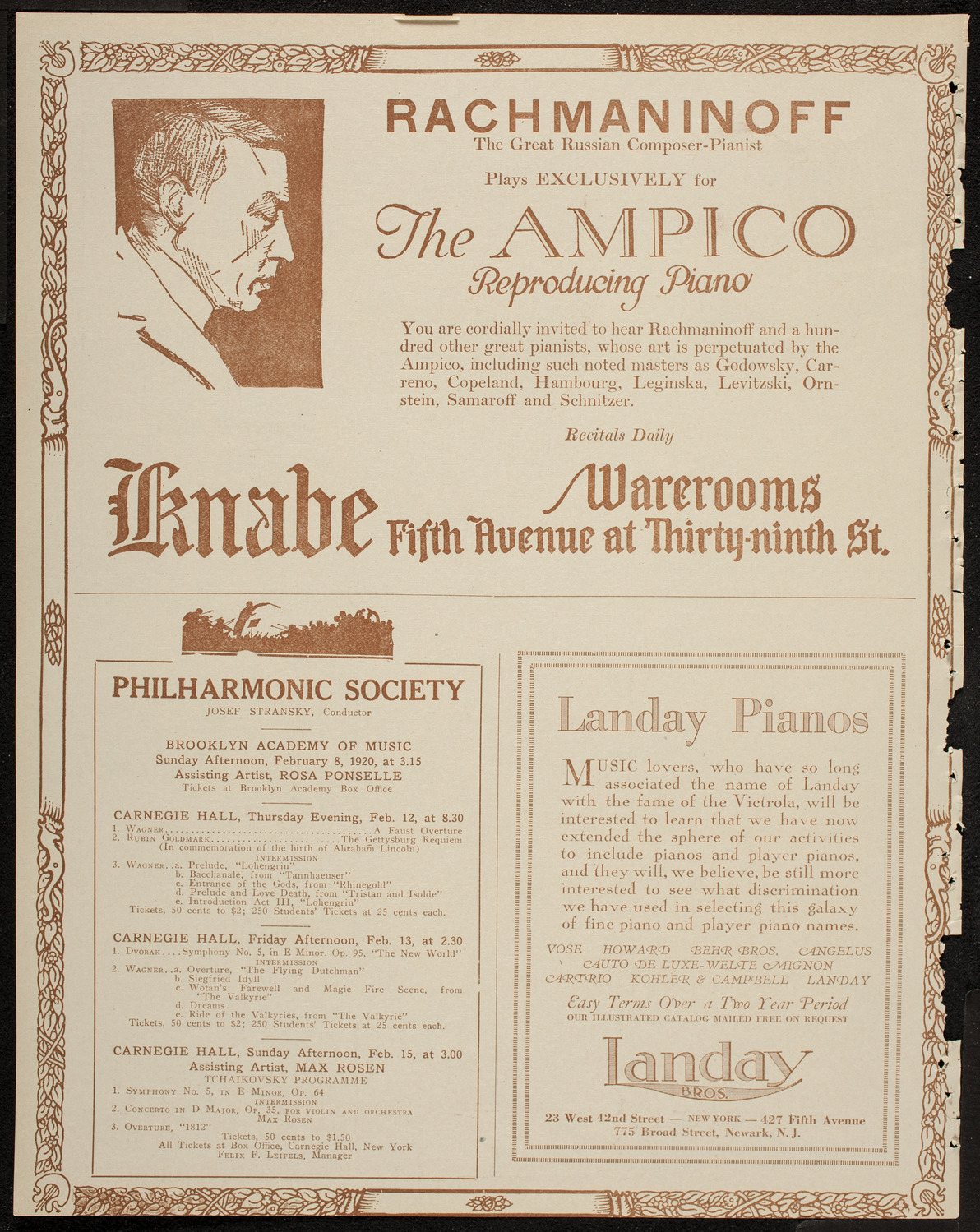 Burton Holmes Travelogue: Vanished Russia, February 9, 1920, program page 12