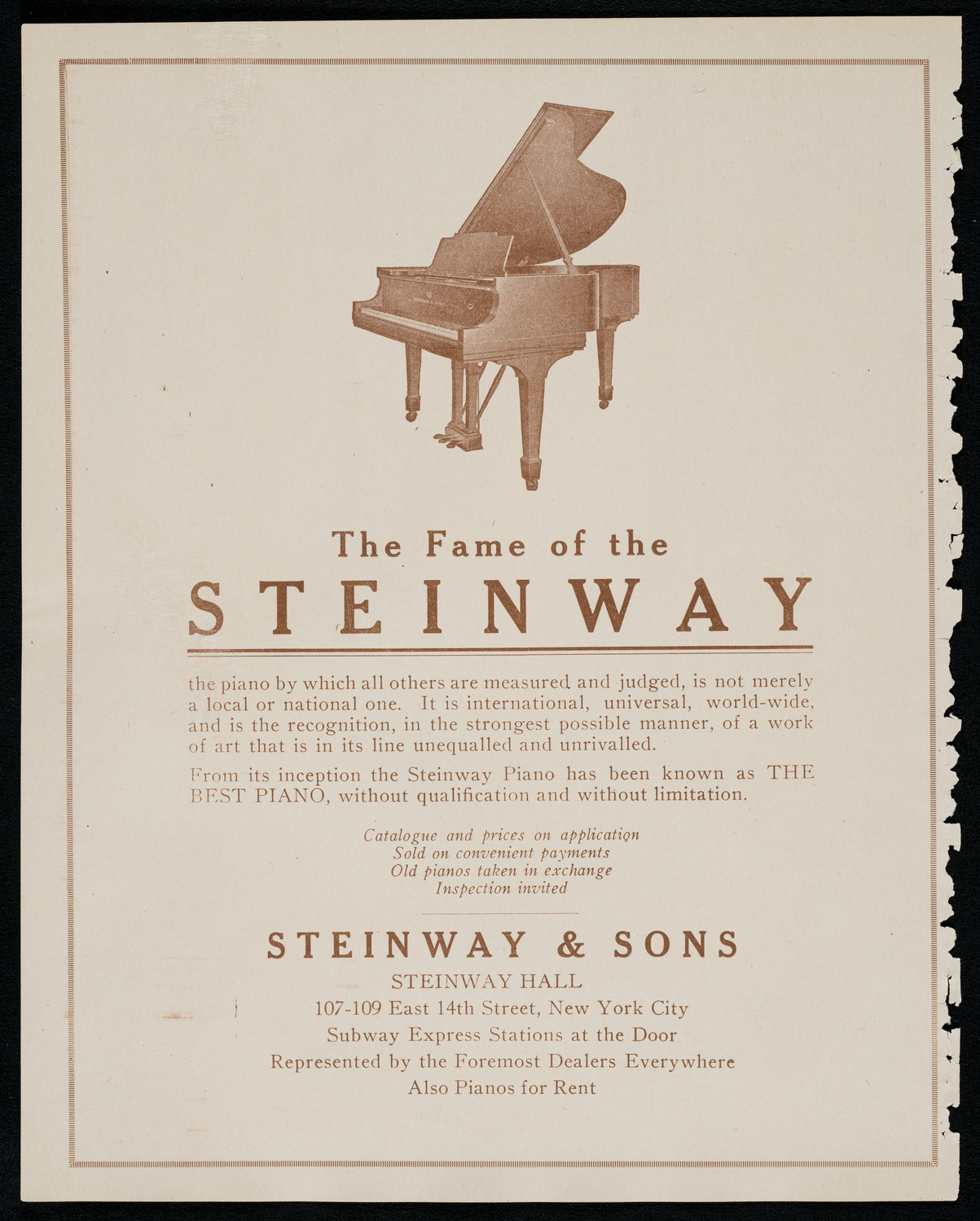 Boston Symphony Orchestra, November 6, 1920, program page 4
