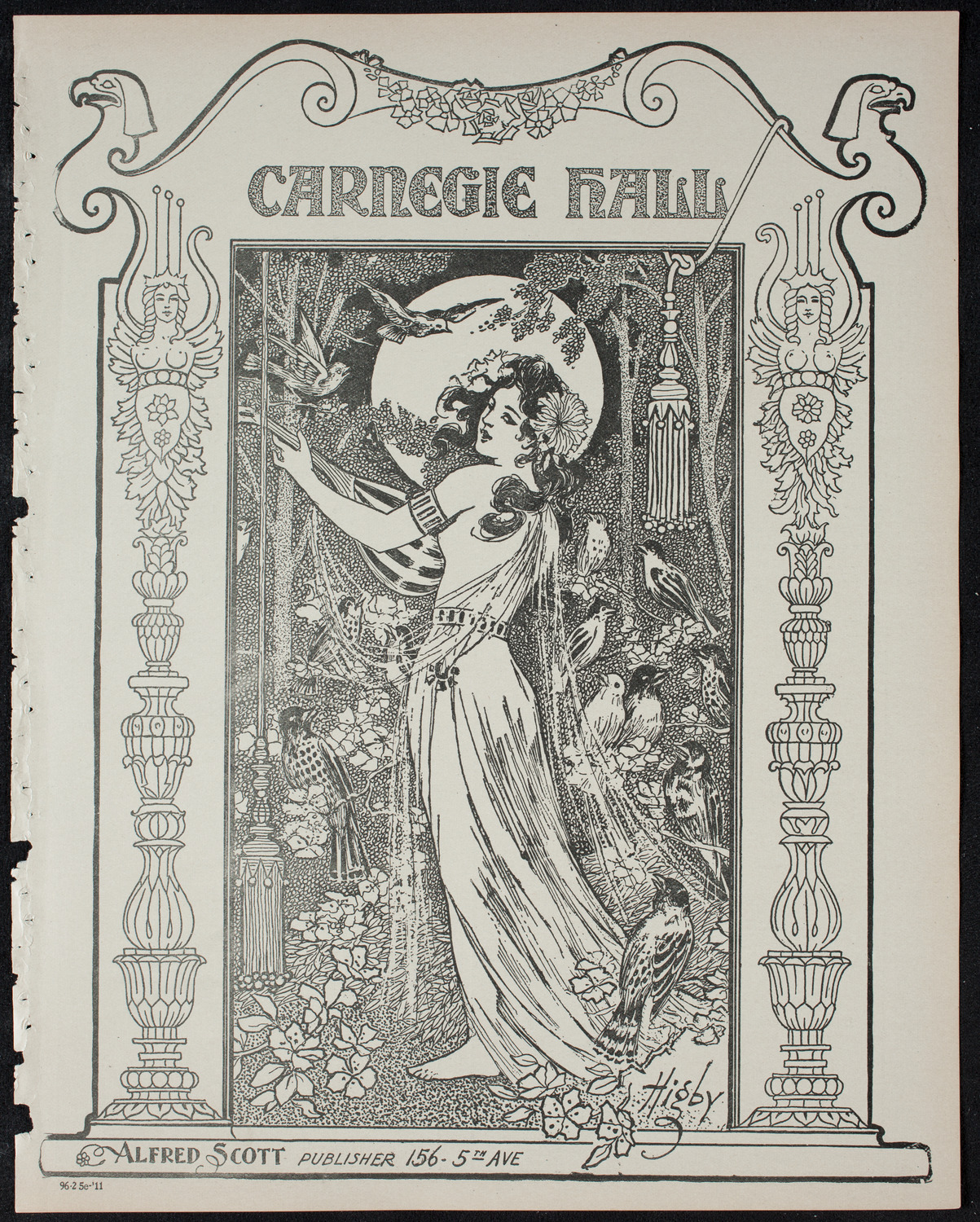 Burton Holmes Travelogue: Motor Journeys in Germany, February 5, 1911, program page 1