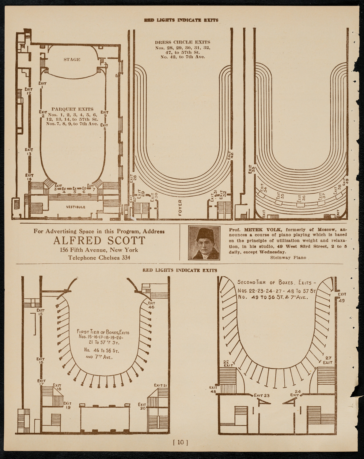 Schola Cantorum of New York, February 8, 1922, program page 10