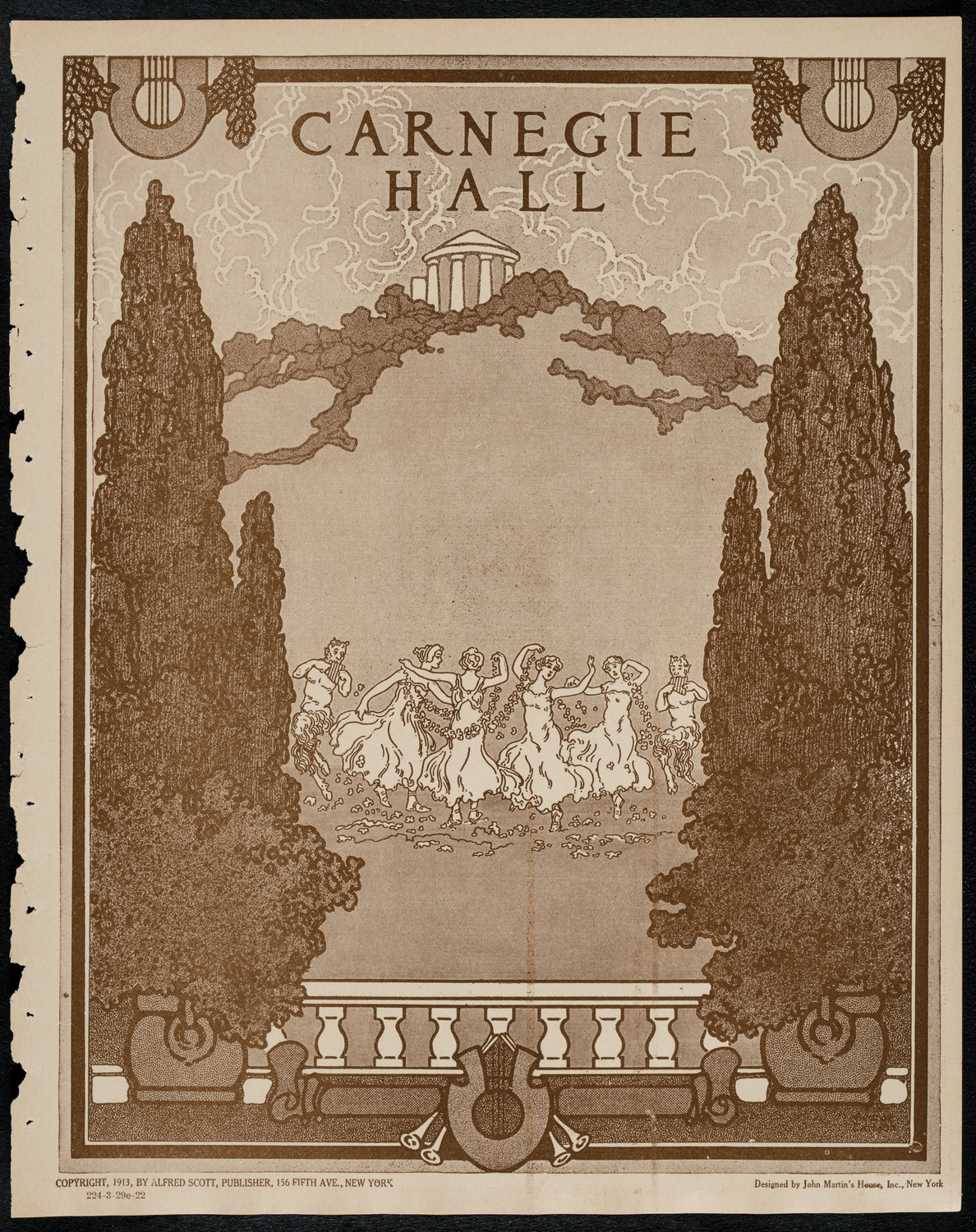 Schola Cantorum of New York, March 29, 1922, program page 1