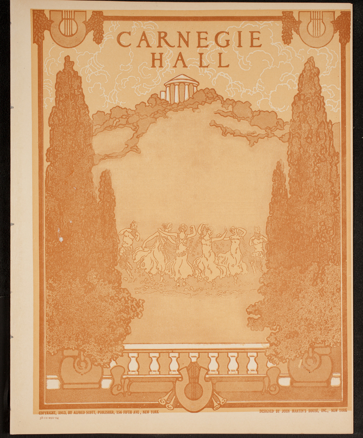 New York Philharmonic, November 29, 1914, program page 1