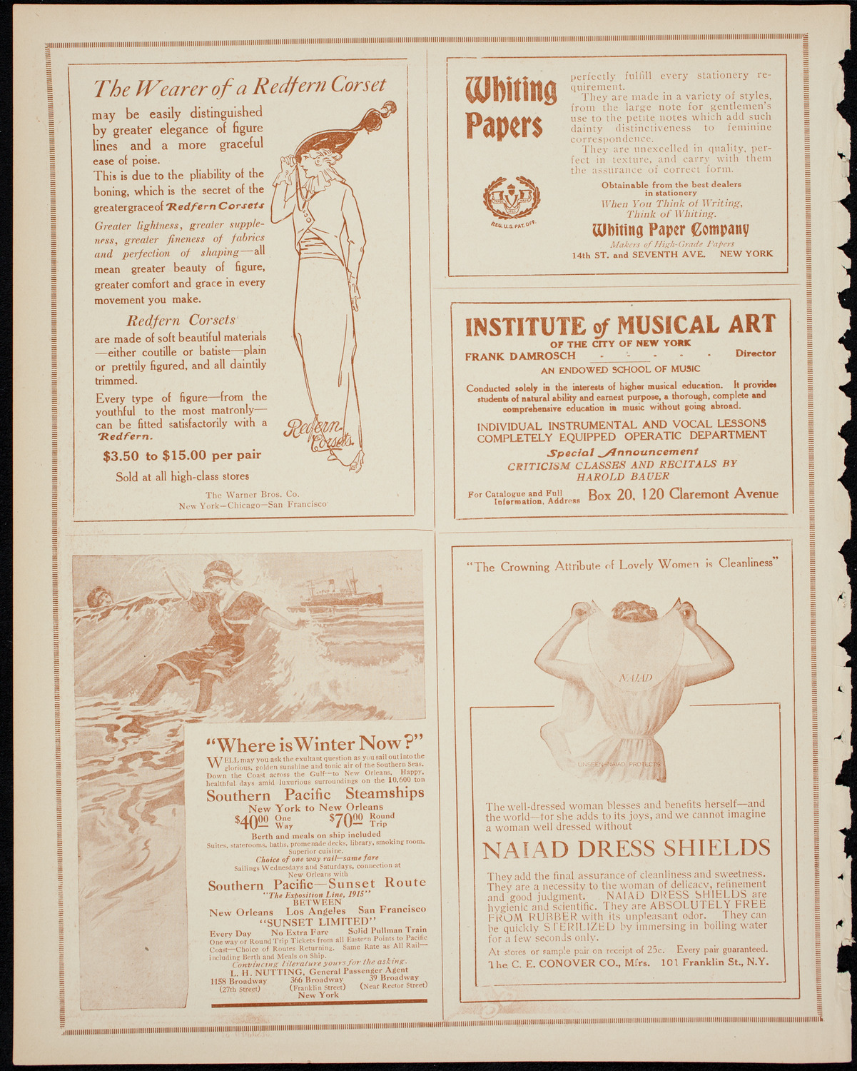 Schola Cantorum of New York, January 20, 1914, program page 2