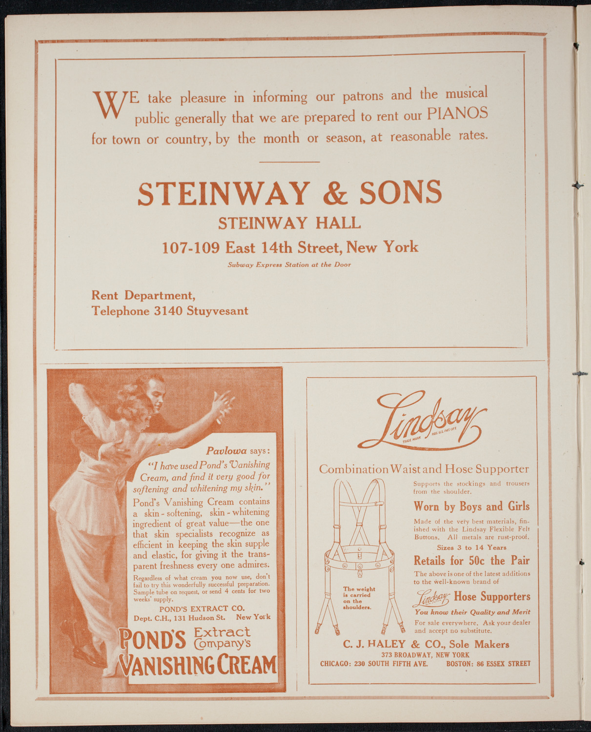 Kriens Symphony Club, April 26, 1915, program page 4