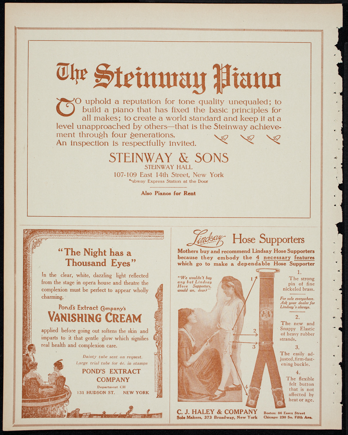 Burton Holmes Travelogue: China in 1913, February 1, 1914, program page 4