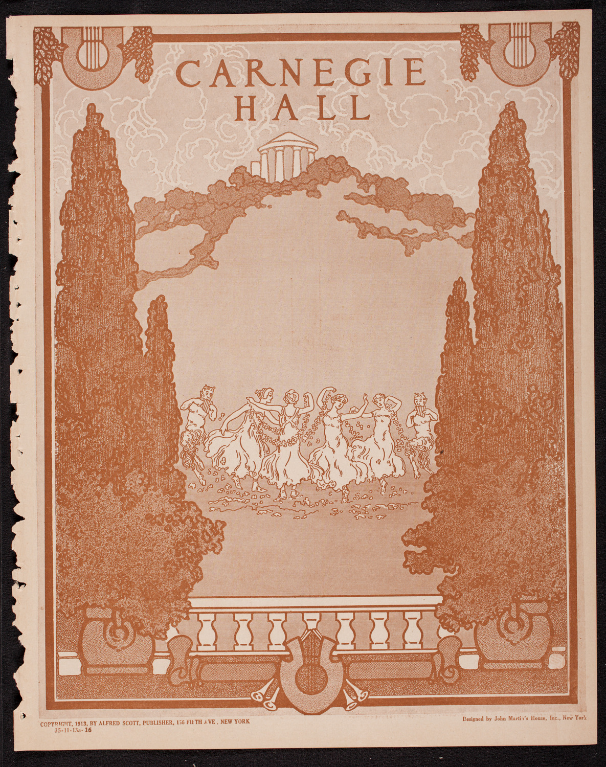 Elmendorf Lecture: Spain, November 13, 1916, program page 1