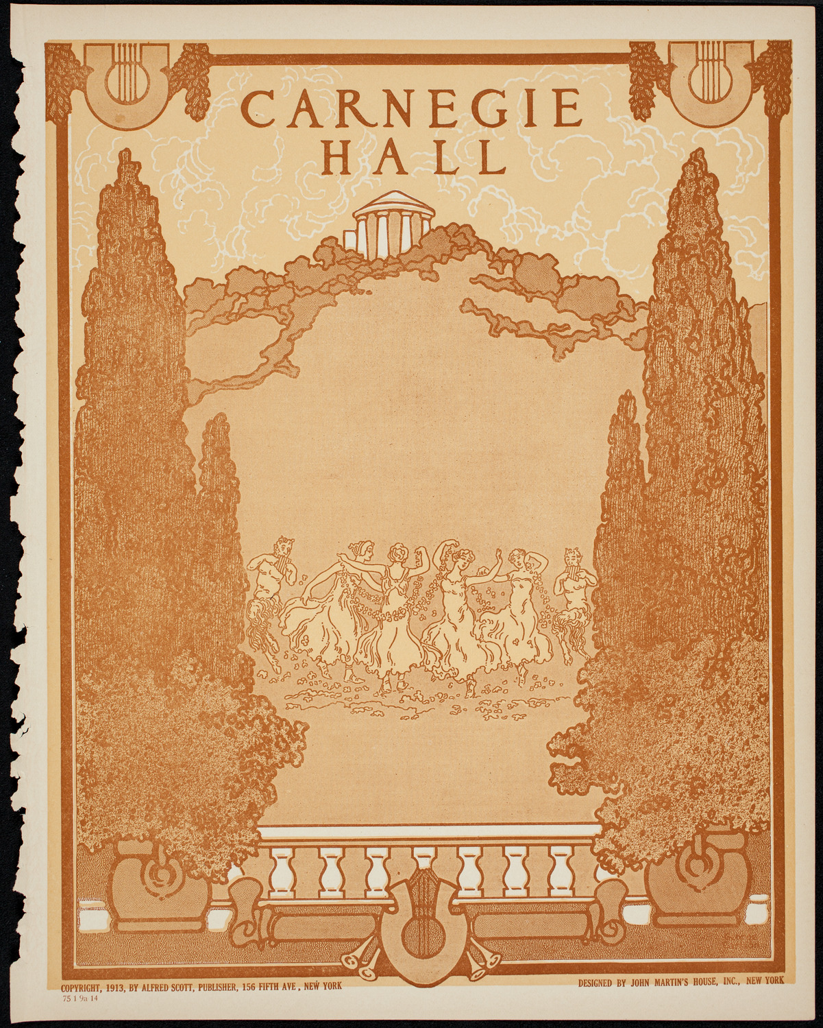 Teresa Carreño, Piano, January 9, 1914, program page 1