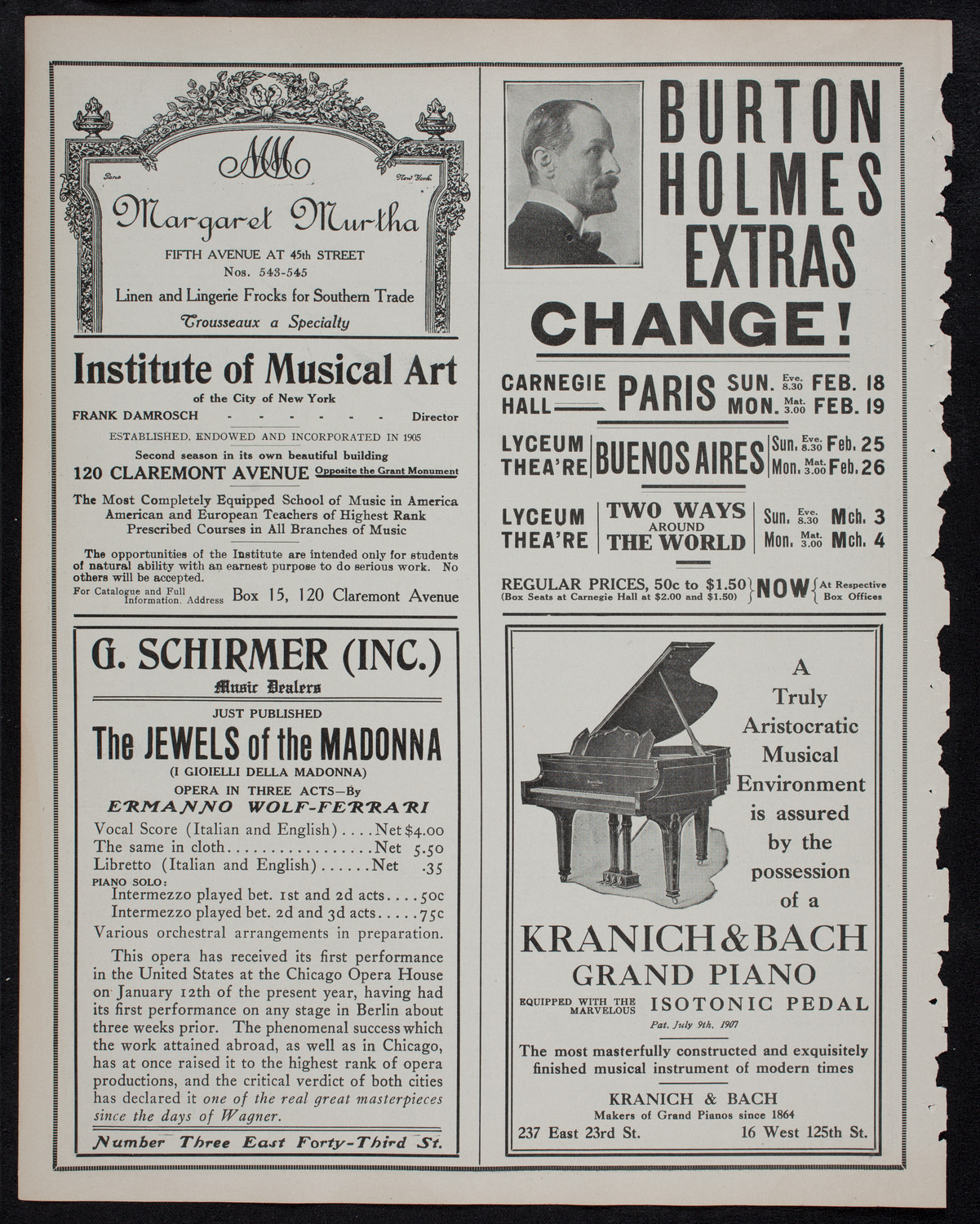 New York Symphony Orchestra: Concert in Memory of Samuel S. Sanford, February 6, 1912, program page 6