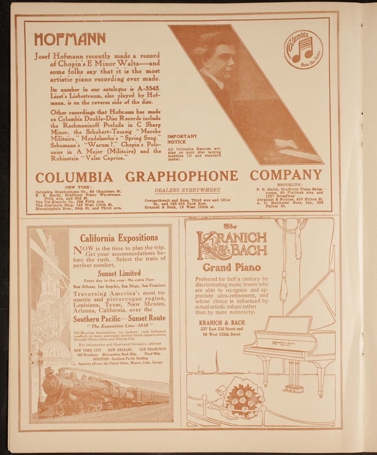 Katharine Goodson, Piano, February 4, 1915, program page 6