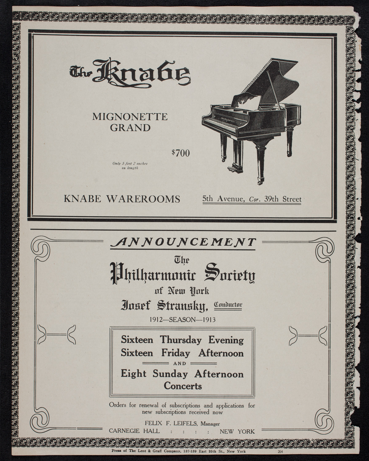 Graduation: New York College of Dentistry, June 3, 1912, program page 12