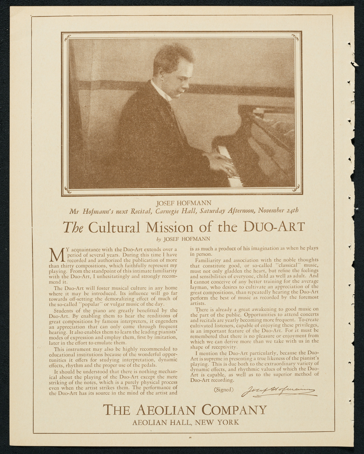 New York Symphony Orchestra: Beethoven Cycle, November 8, 1923, program page 2