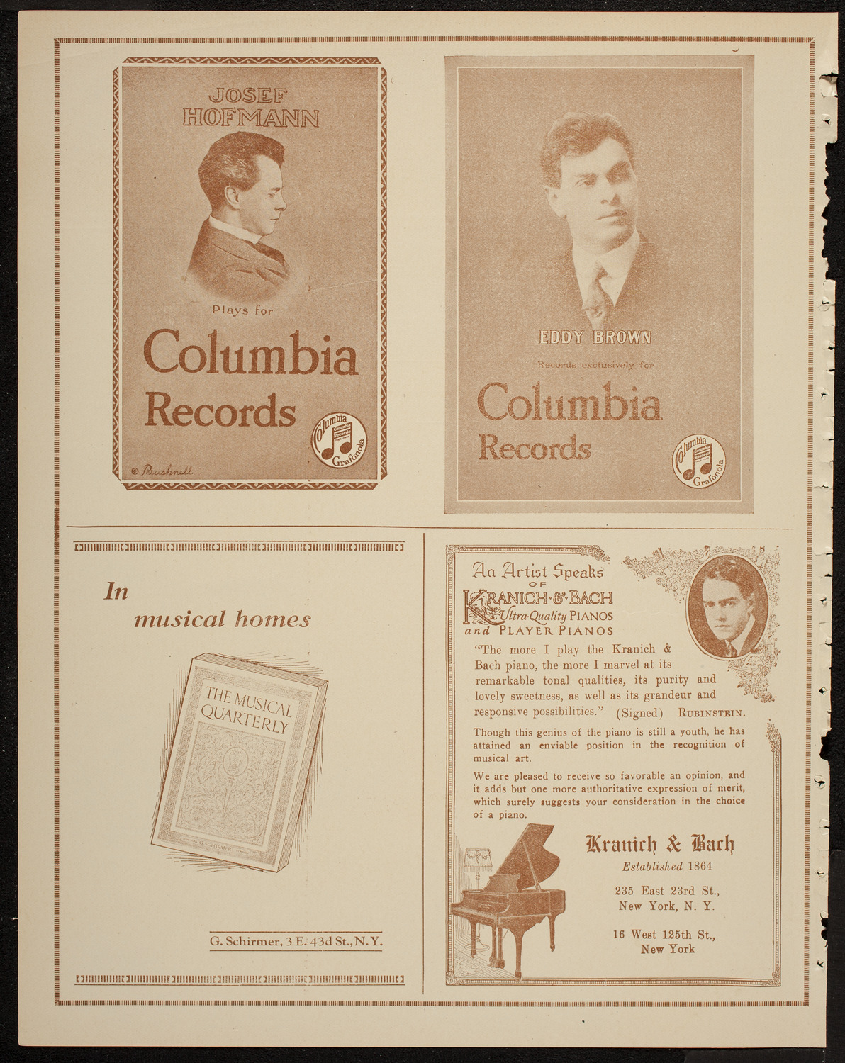 Isadora Duncan Dancers, May 14, 1920, program page 6