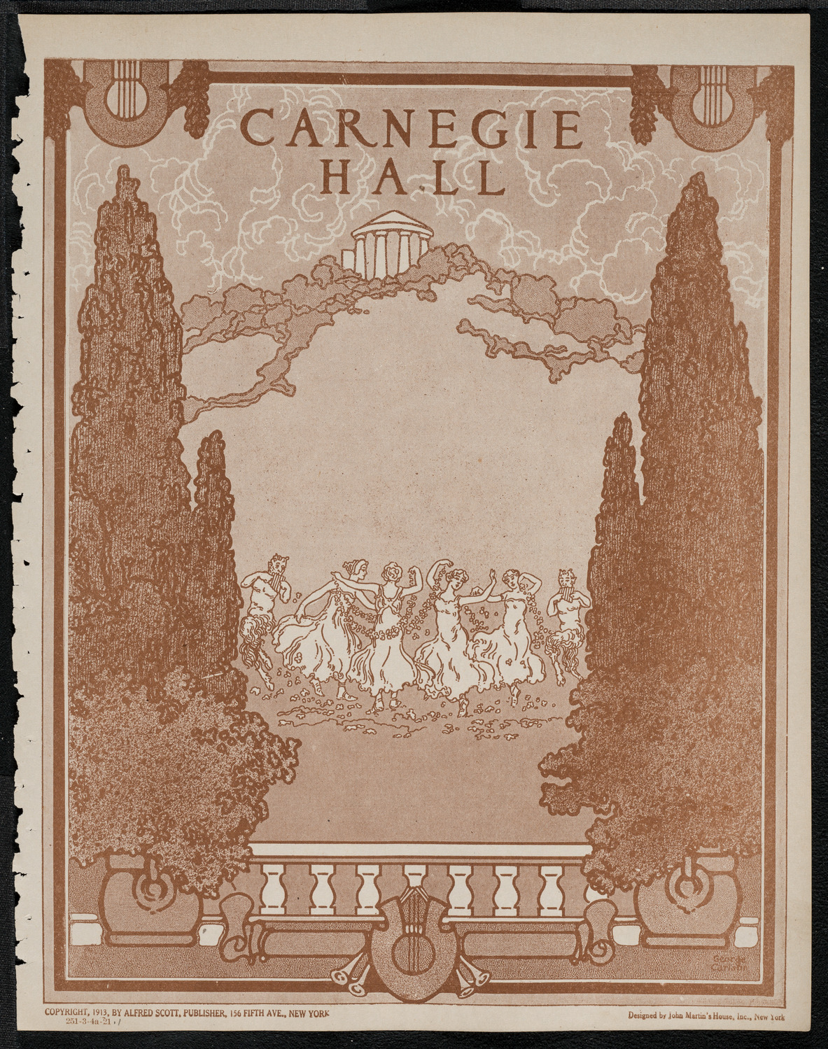 New York Philharmonic, March 4, 1921, program page 1