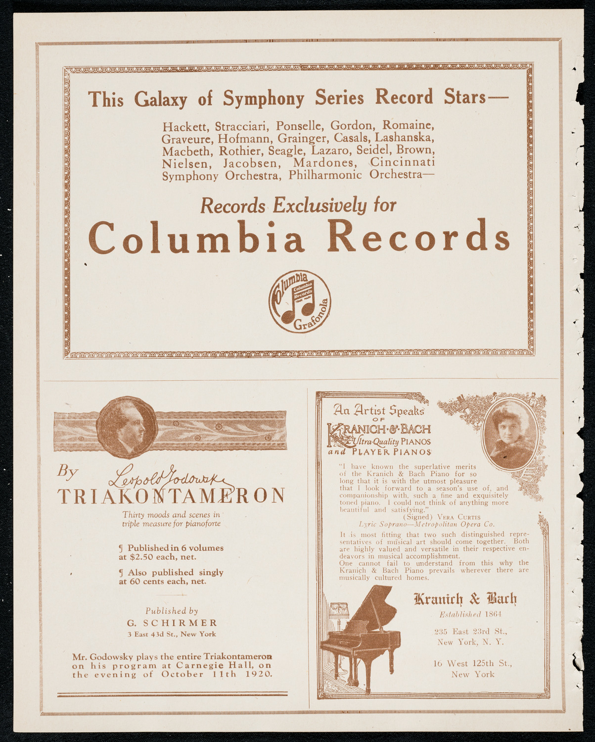 Festival of Jewish Music featuring Joseph Rosenblatt and Zimro, December 1, 1920, program page 6
