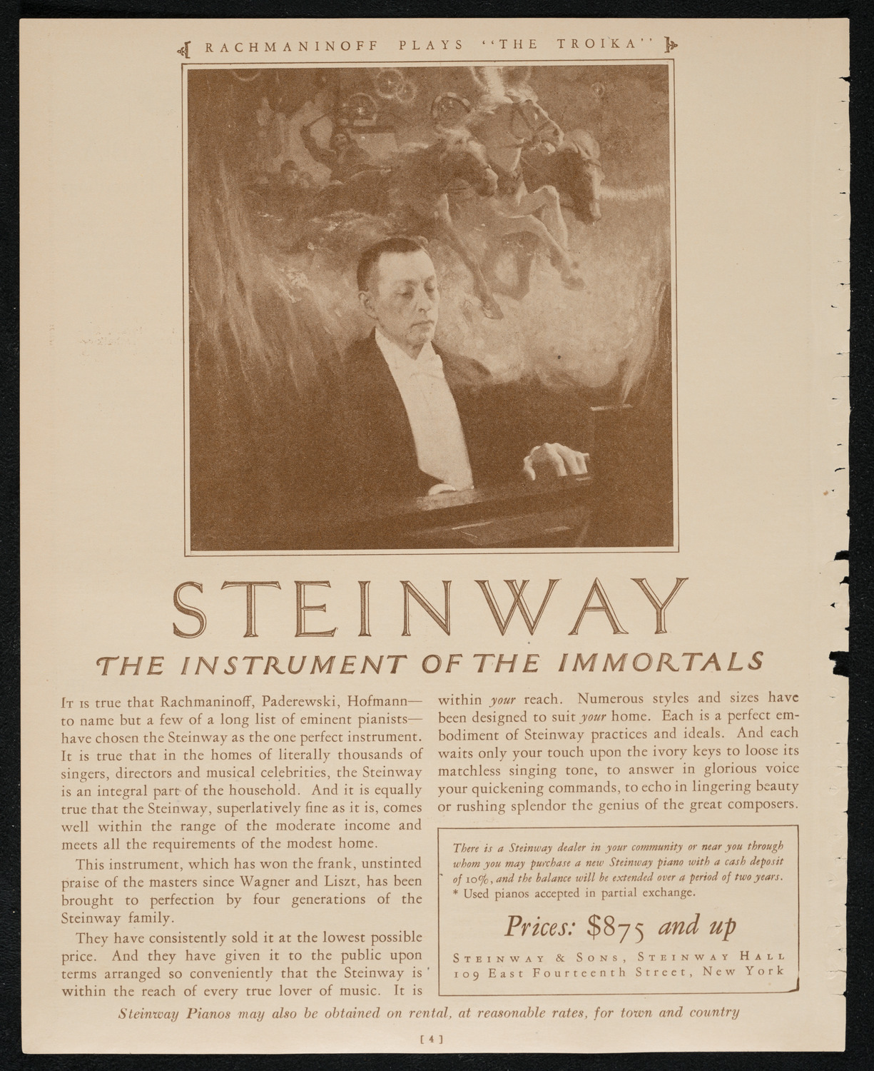 Carlos Sedano, Violin, October 19, 1924, program page 4