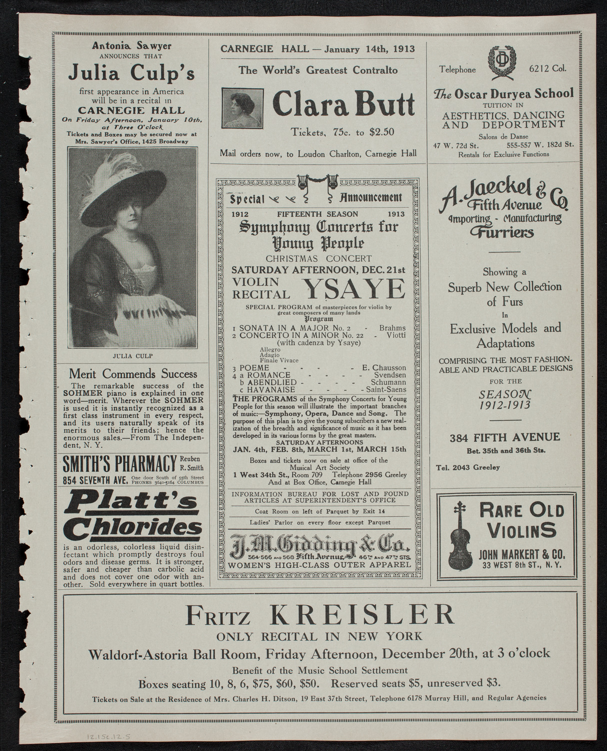 Newman Traveltalks: The Top of the World, December 15, 1912, program page 9