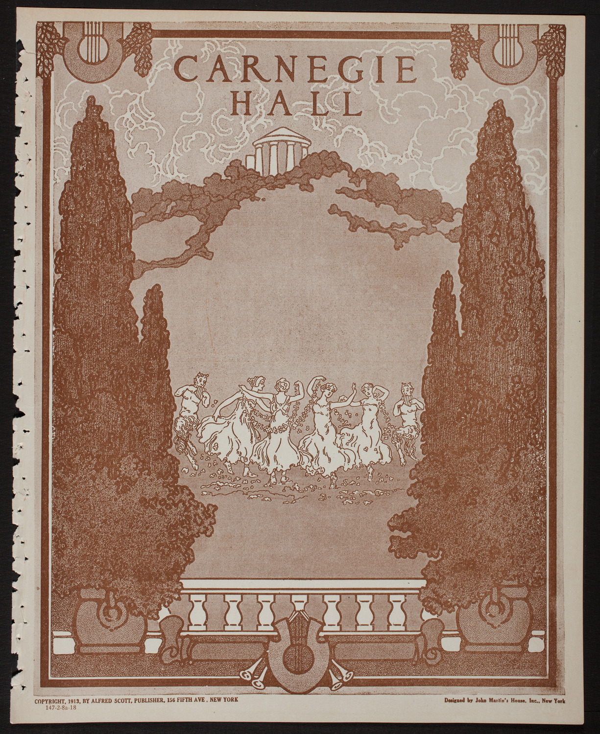 New York Philharmonic, February 8, 1918, program page 1