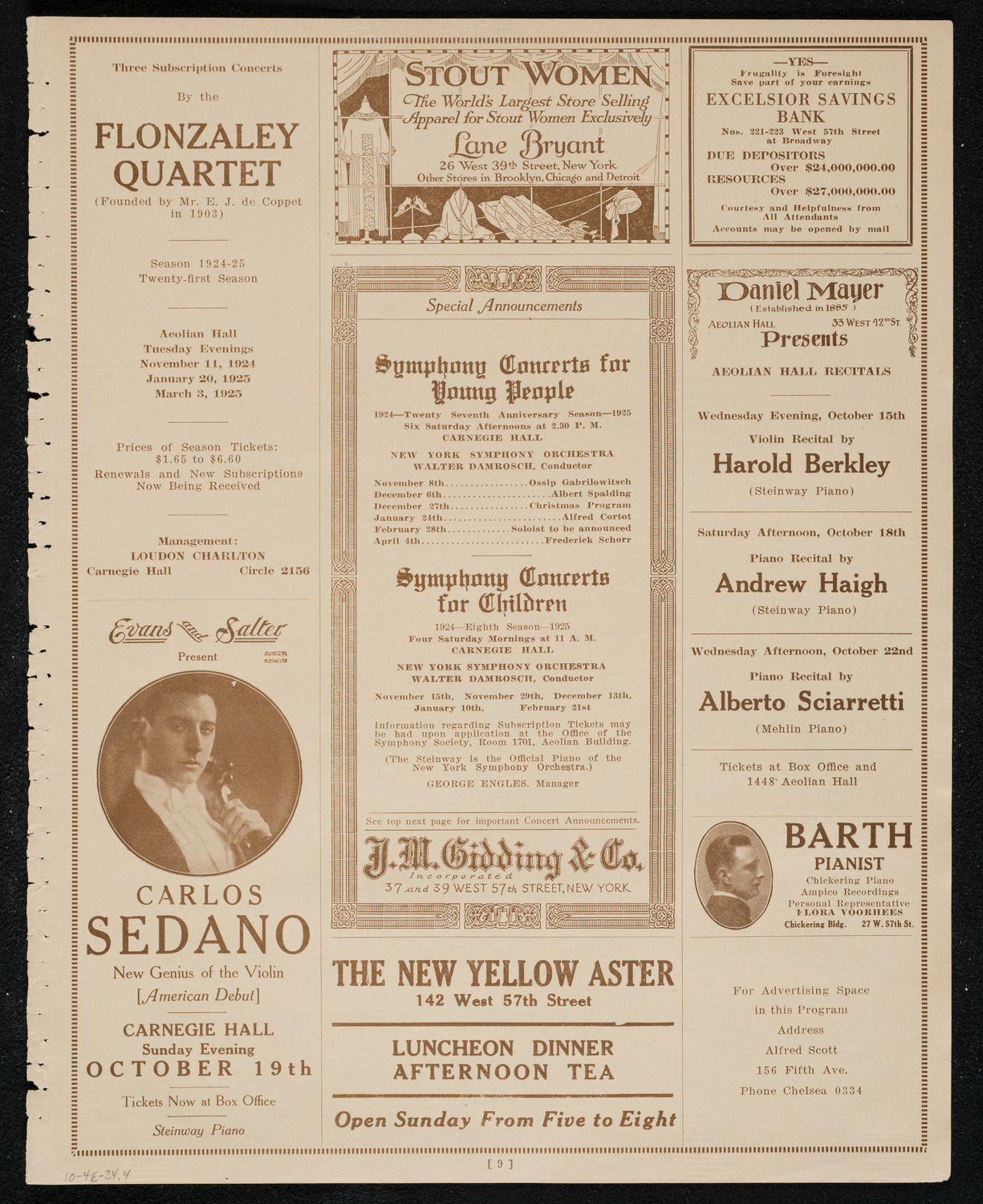 Frei Arbeiter Stimme, October 4, 1924, program page 9