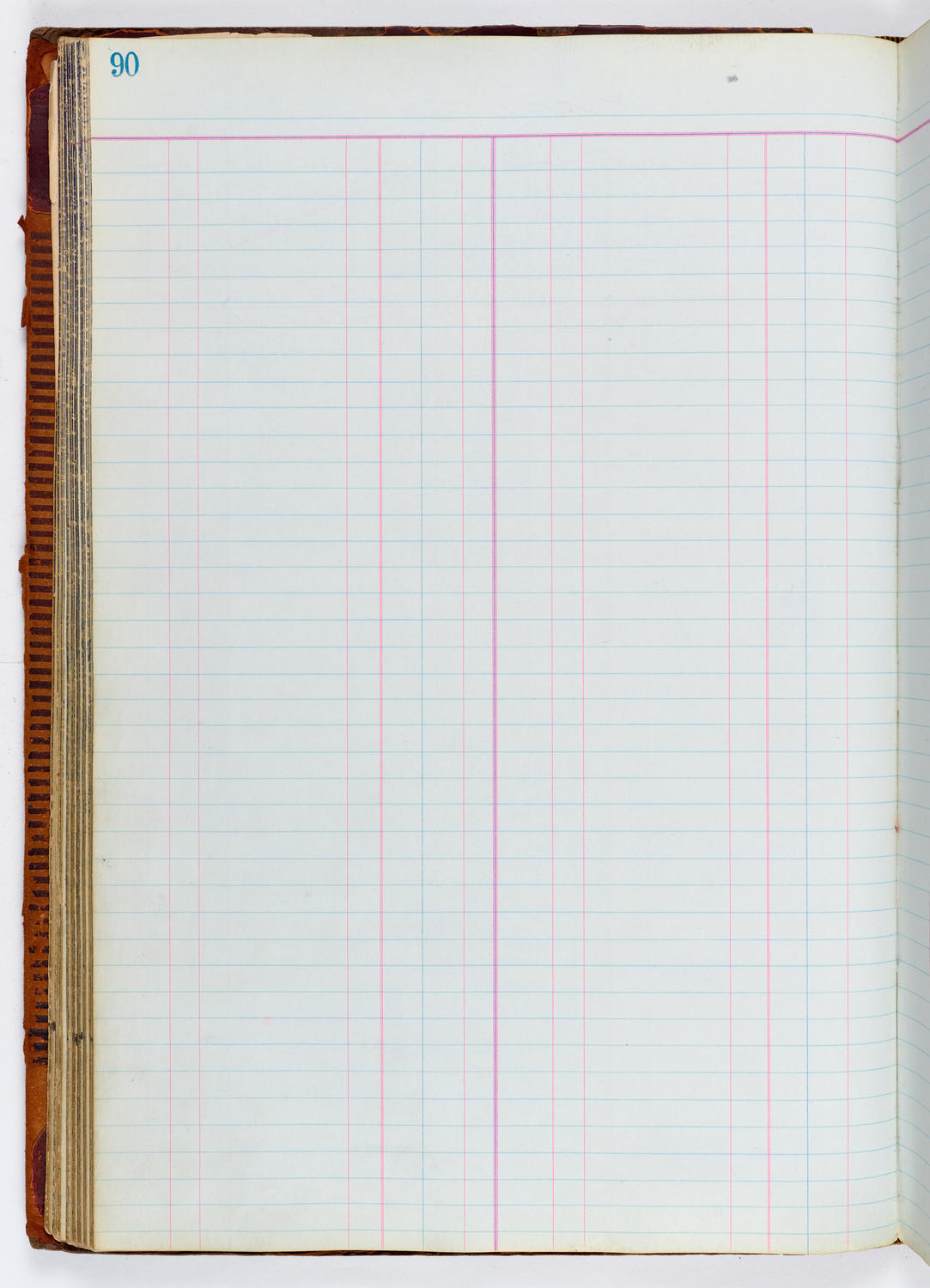 Music Hall Accounting Ledger, volume 1, page 90