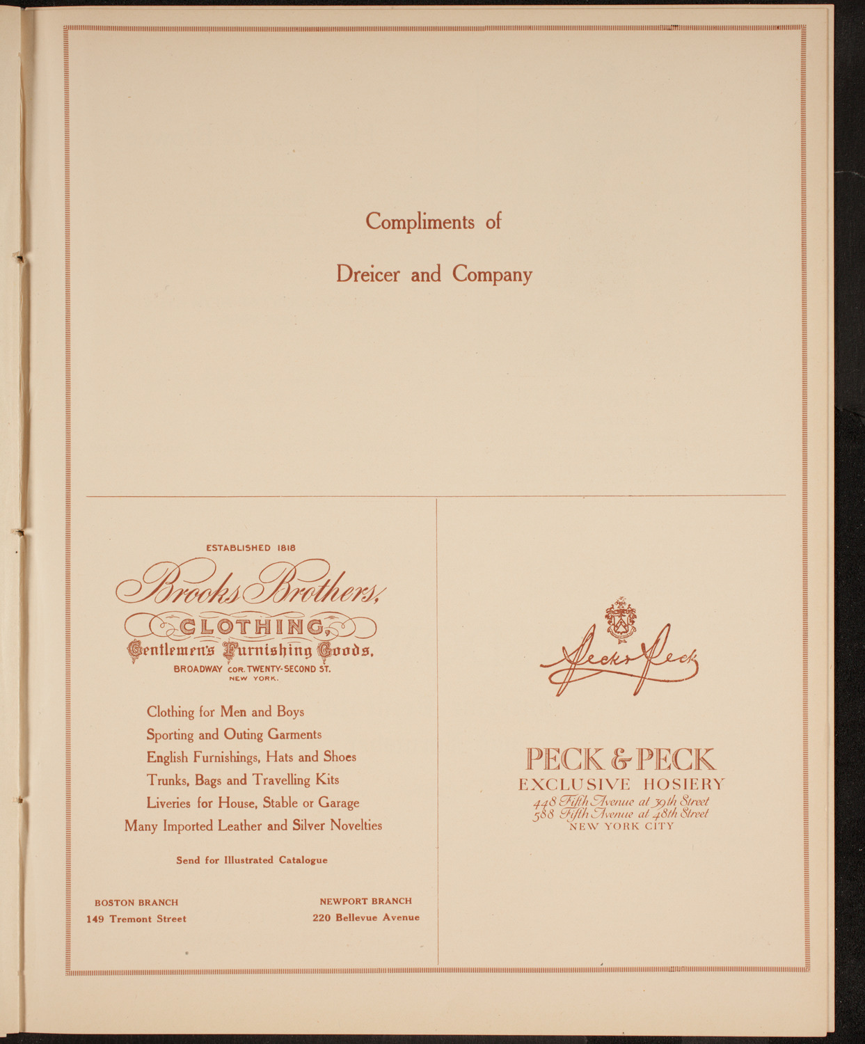 Fritz Kreisler, Violin, December 30, 1914, program page 15