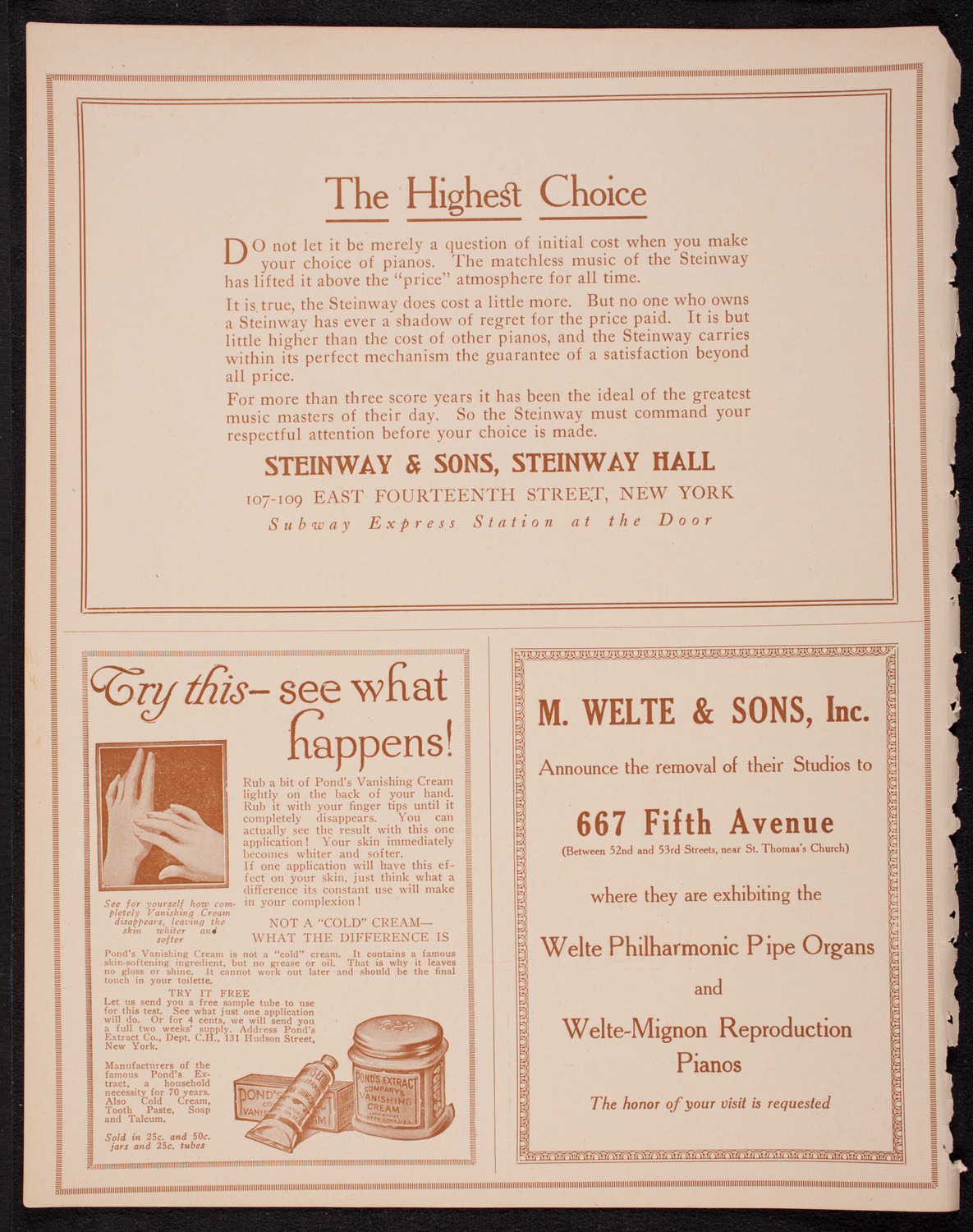 Columbus Day Celebration, October 12, 1916, program page 4