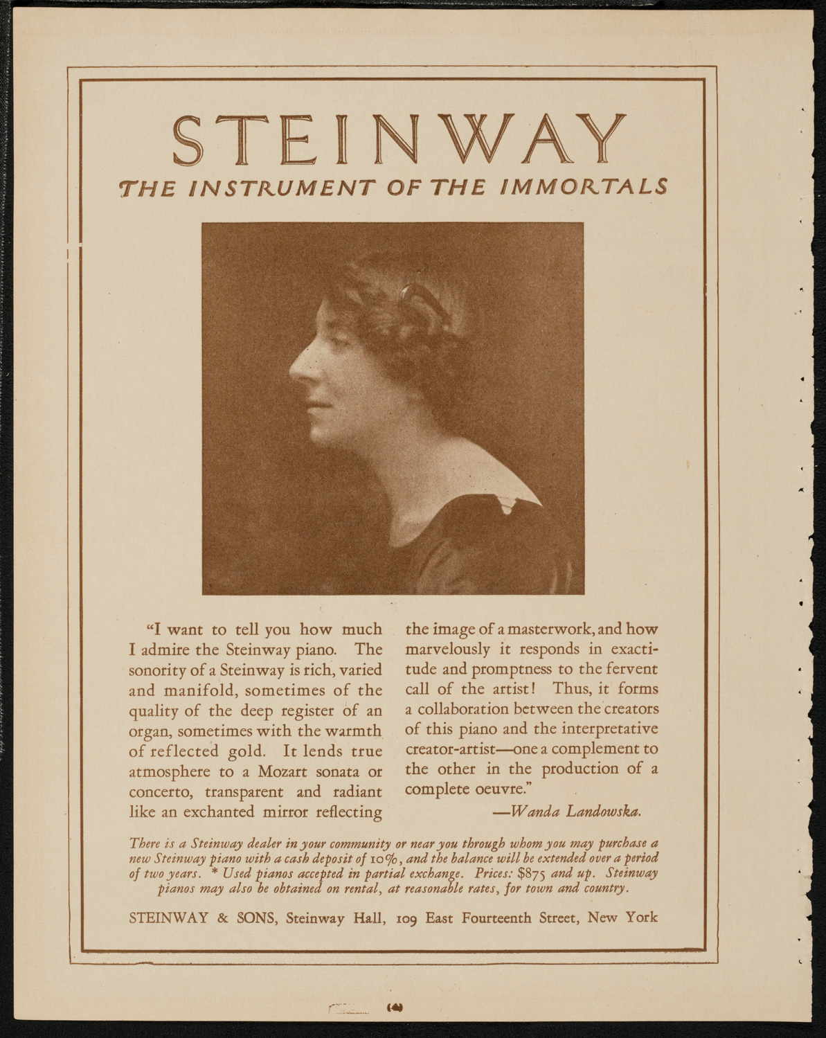 Jewish Teachers' Seminary Annual Concert, April 12, 1925, program page 4
