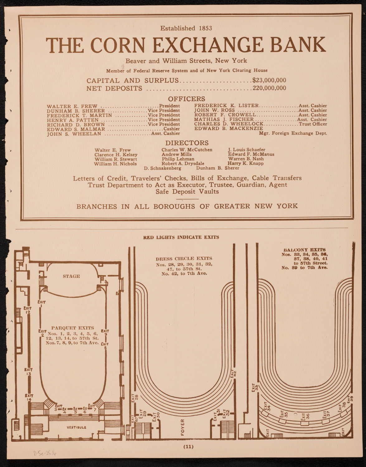 New York Philharmonic, February 5, 1925, program page 11