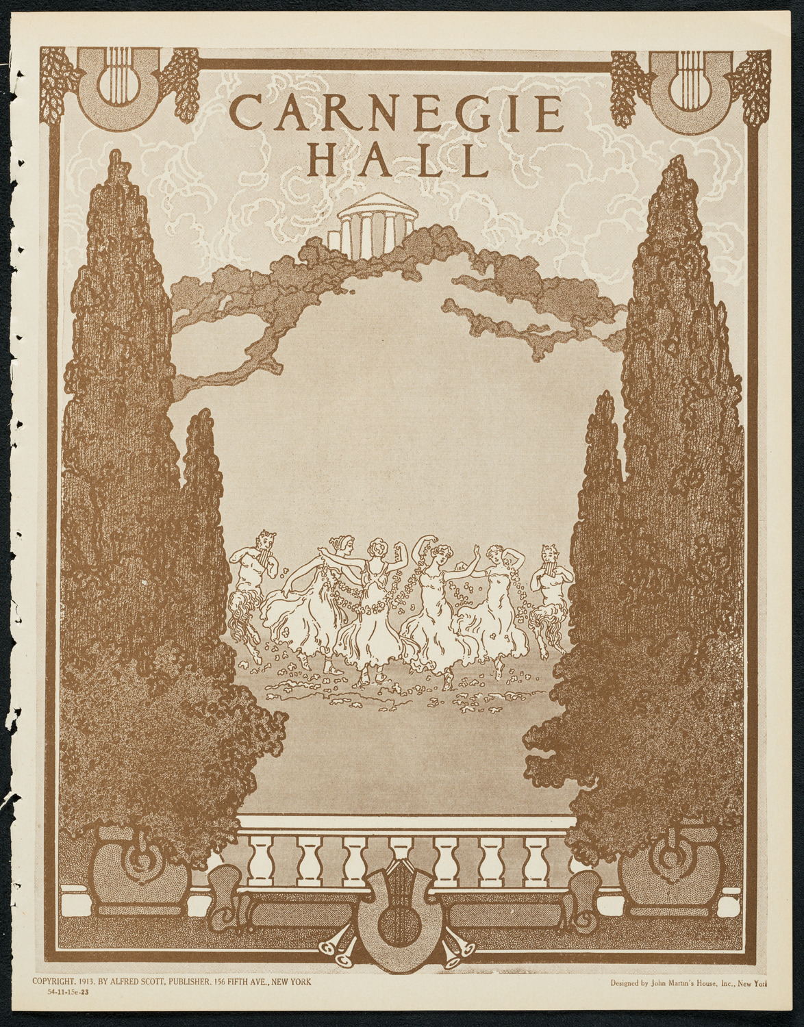 New York Philharmonic, November 15, 1923, program page 1