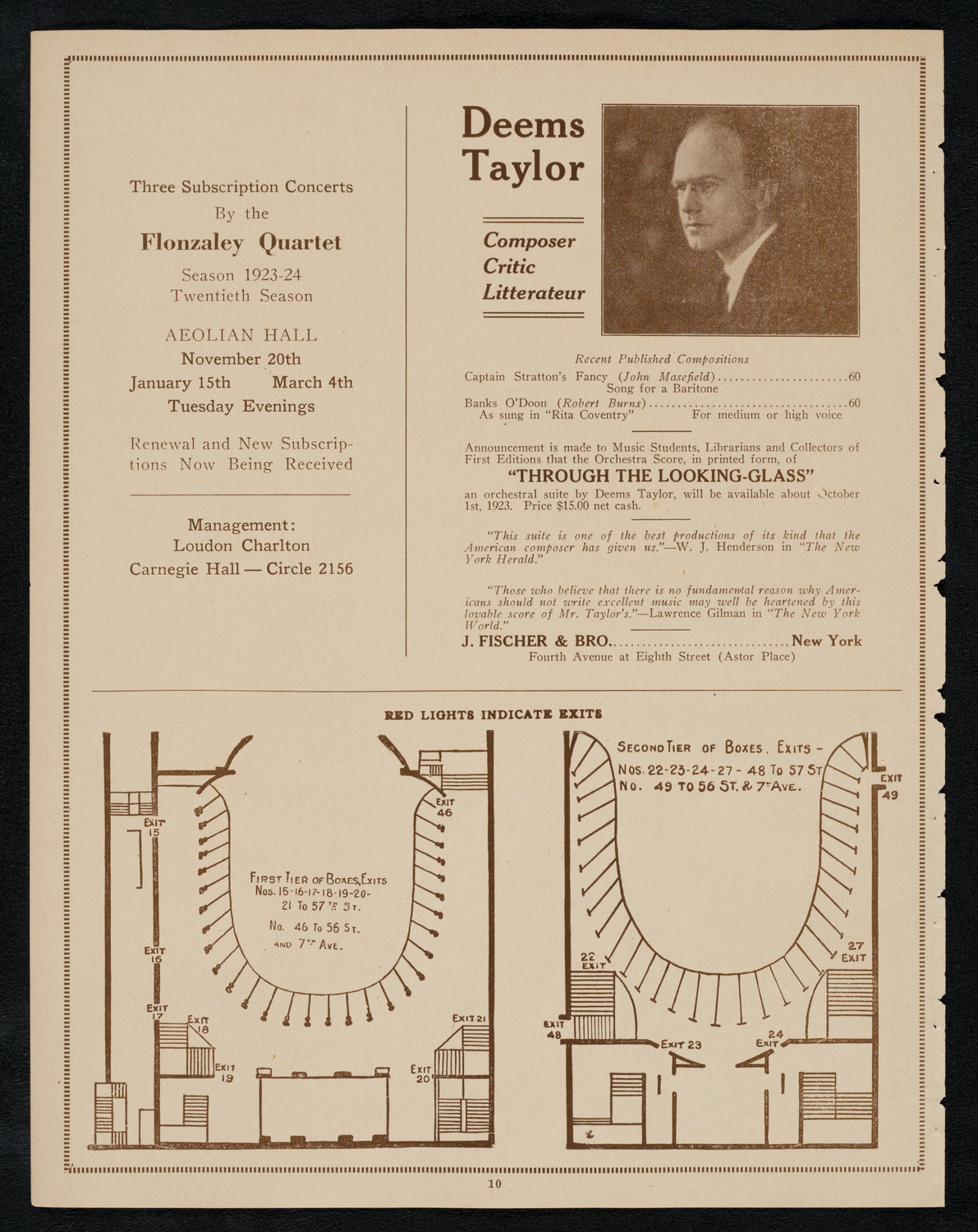 Mischa Elman, Violin, with Orchestra, May 20, 1923, program page 10