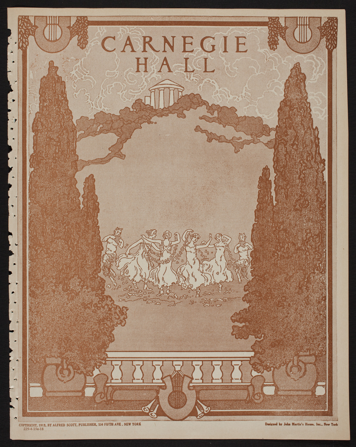 New York Banks' Glee Club, April 15, 1918, program page 1
